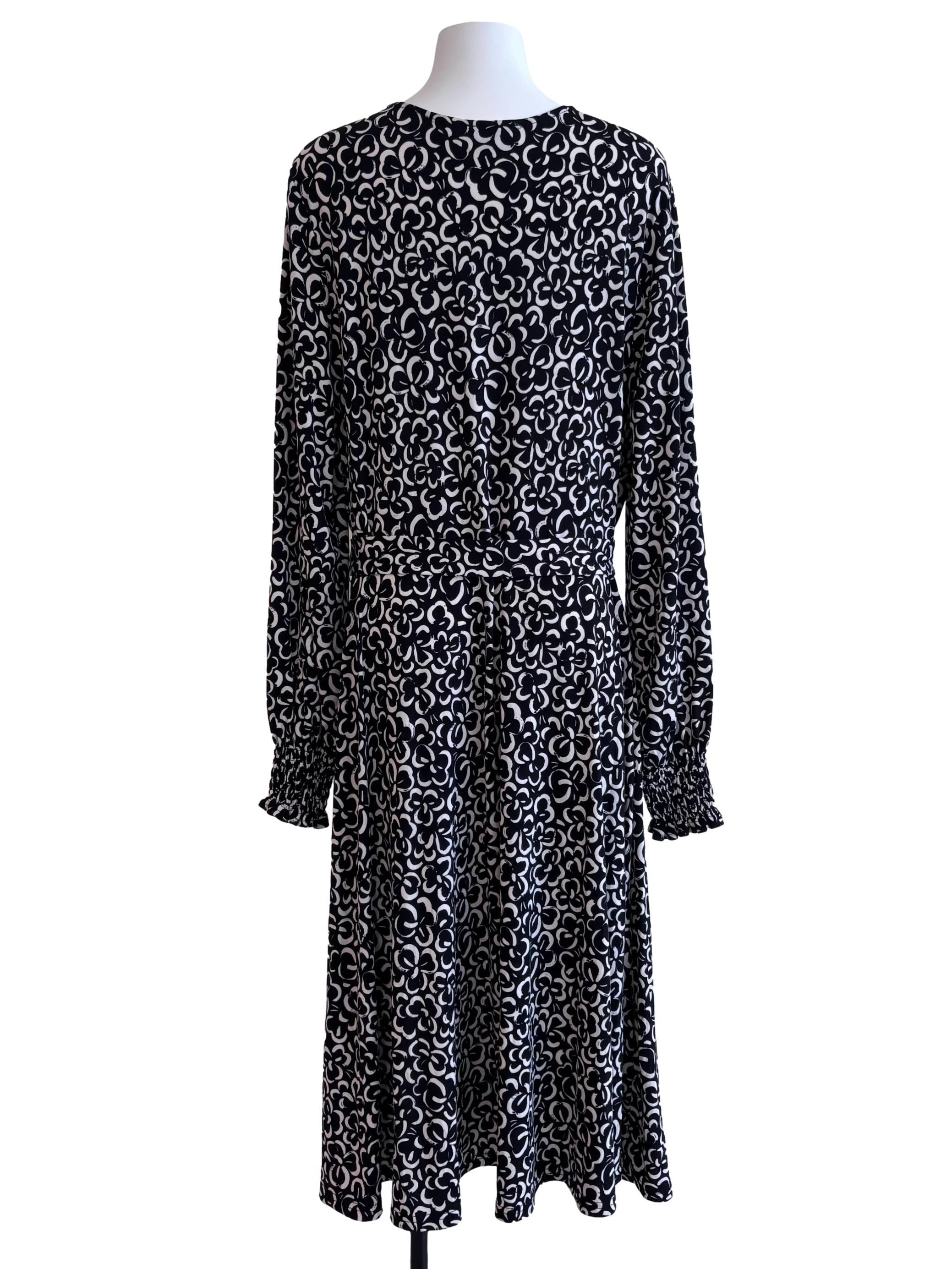 Graphic Gardenia Blouson Sleeve Perfect Wrap CSN