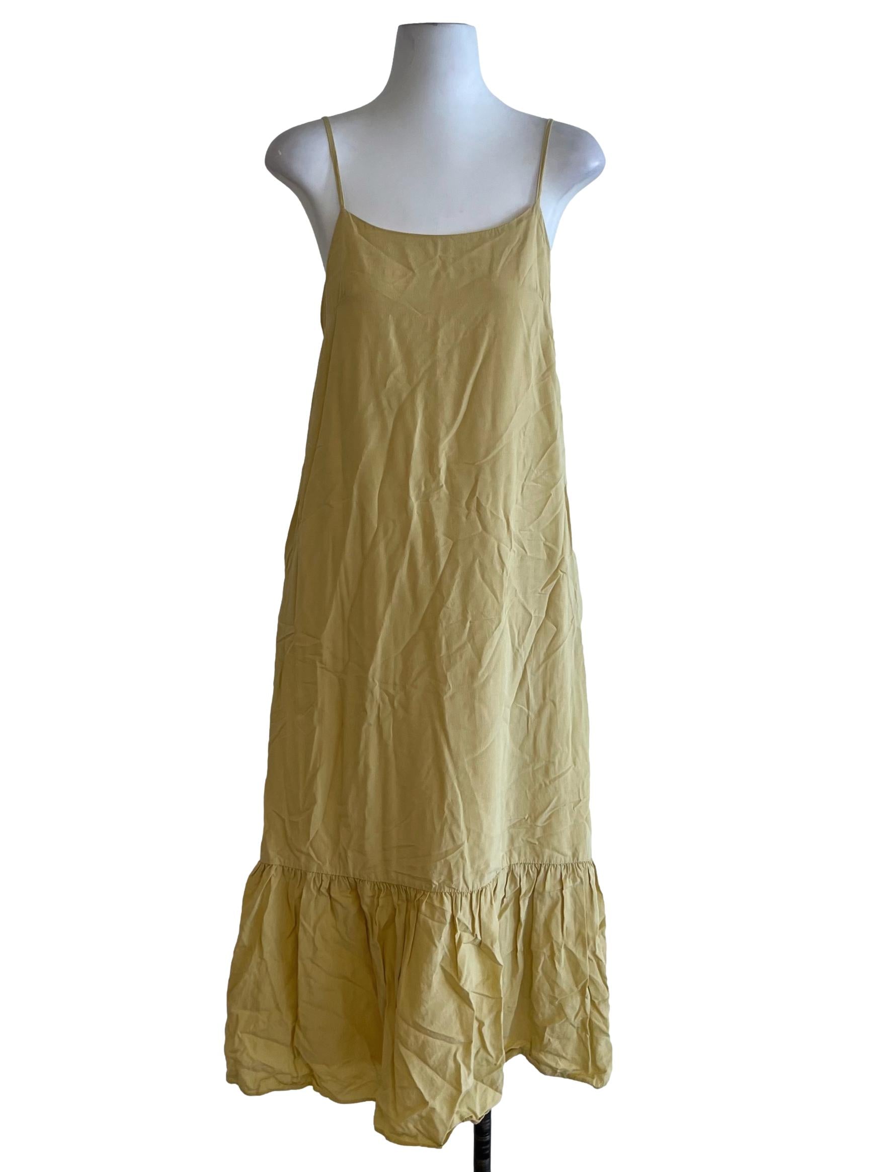 Buttermilk Scoop Neckline Shift Dress