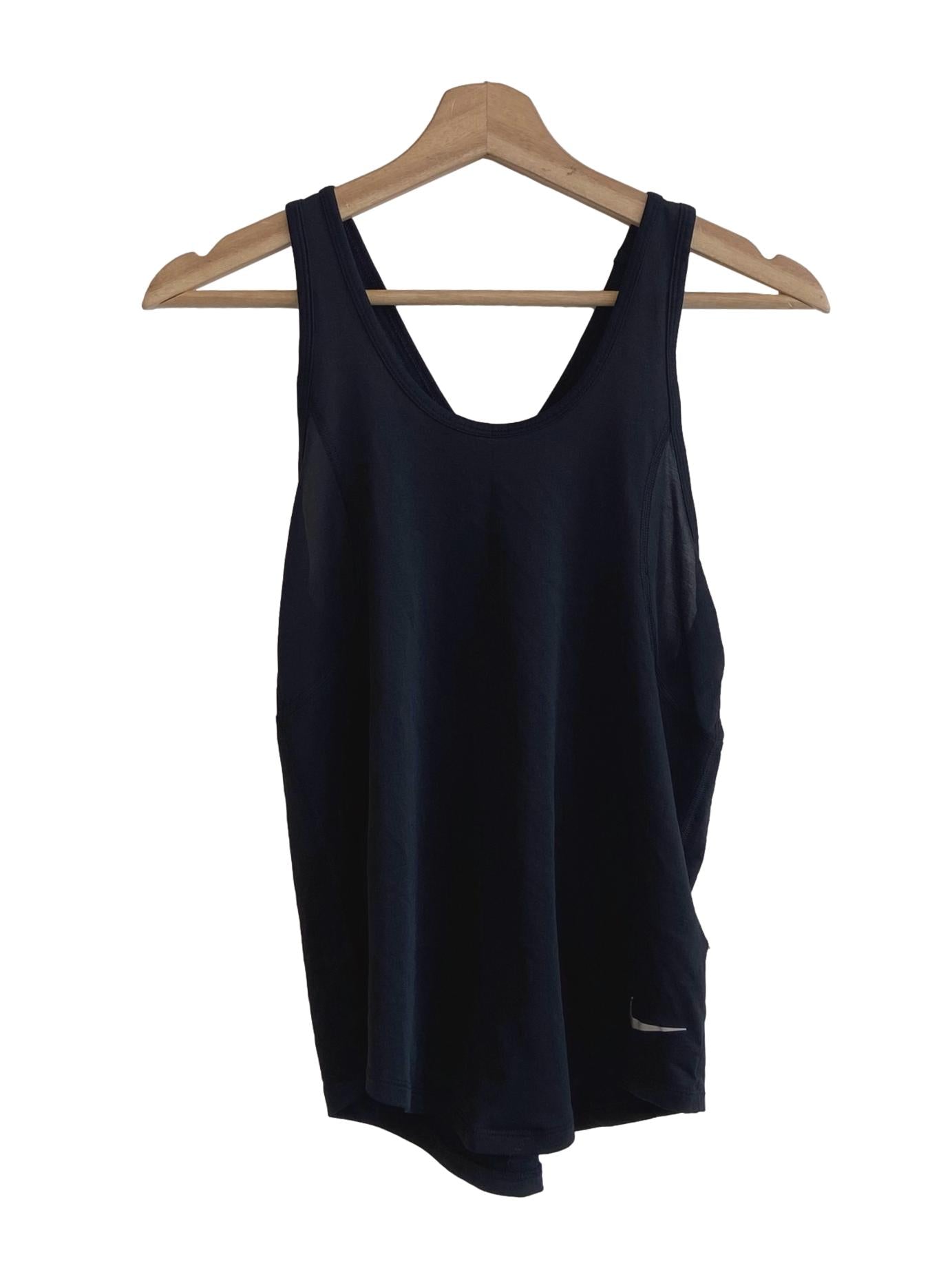 Black Sleeveless Dri-Fit Top