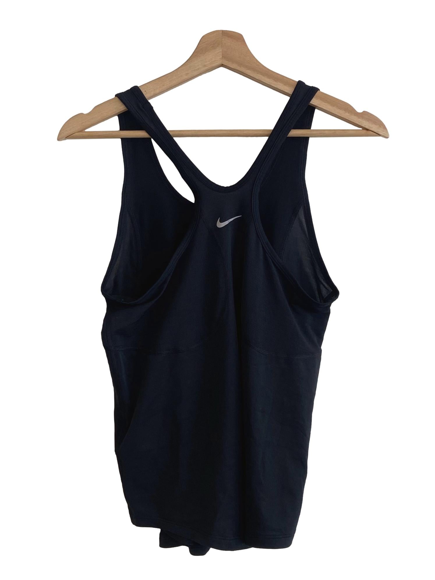 Black Sleeveless Dri-Fit Top
