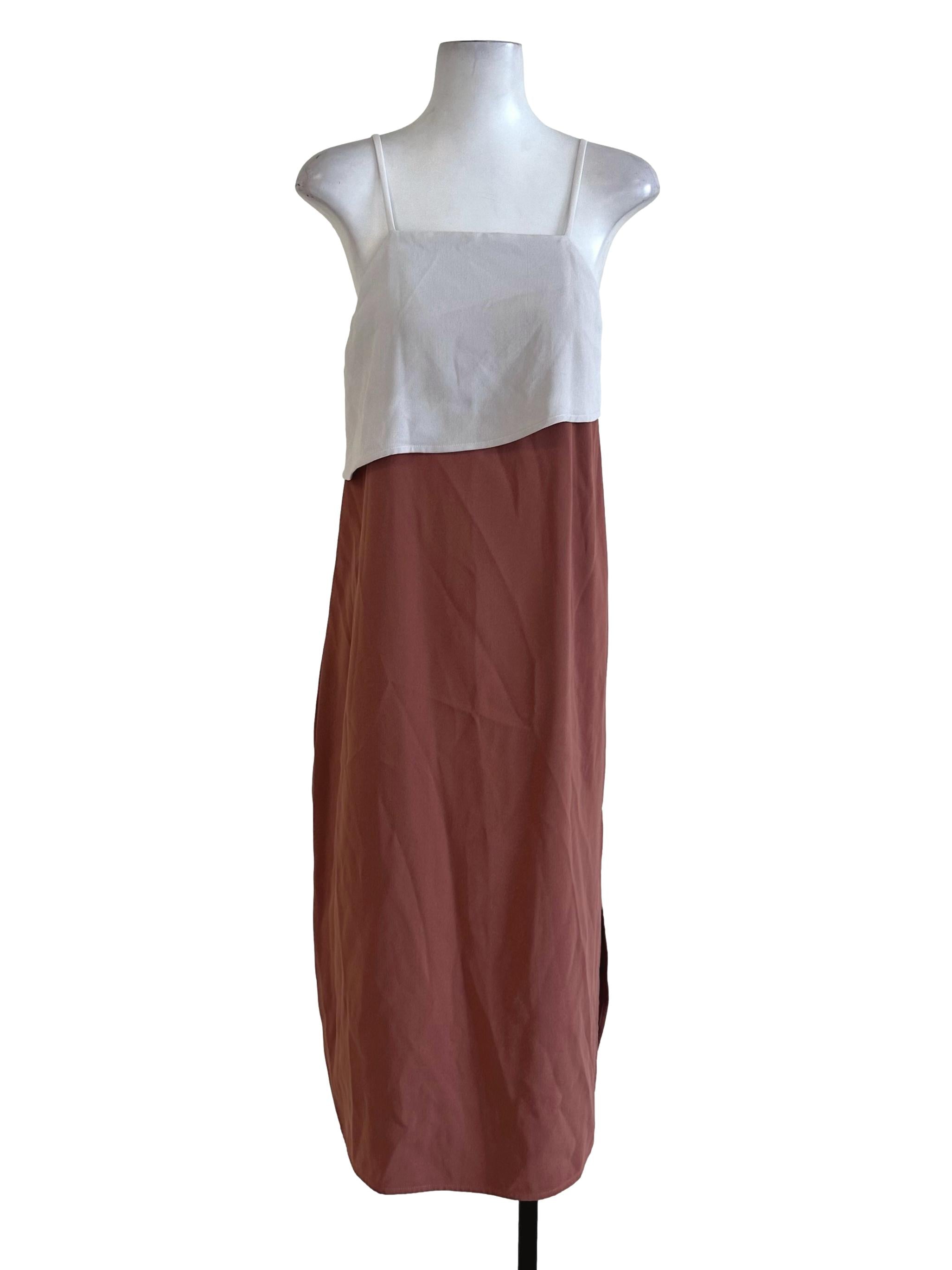 Teraccota Red Plain Dress