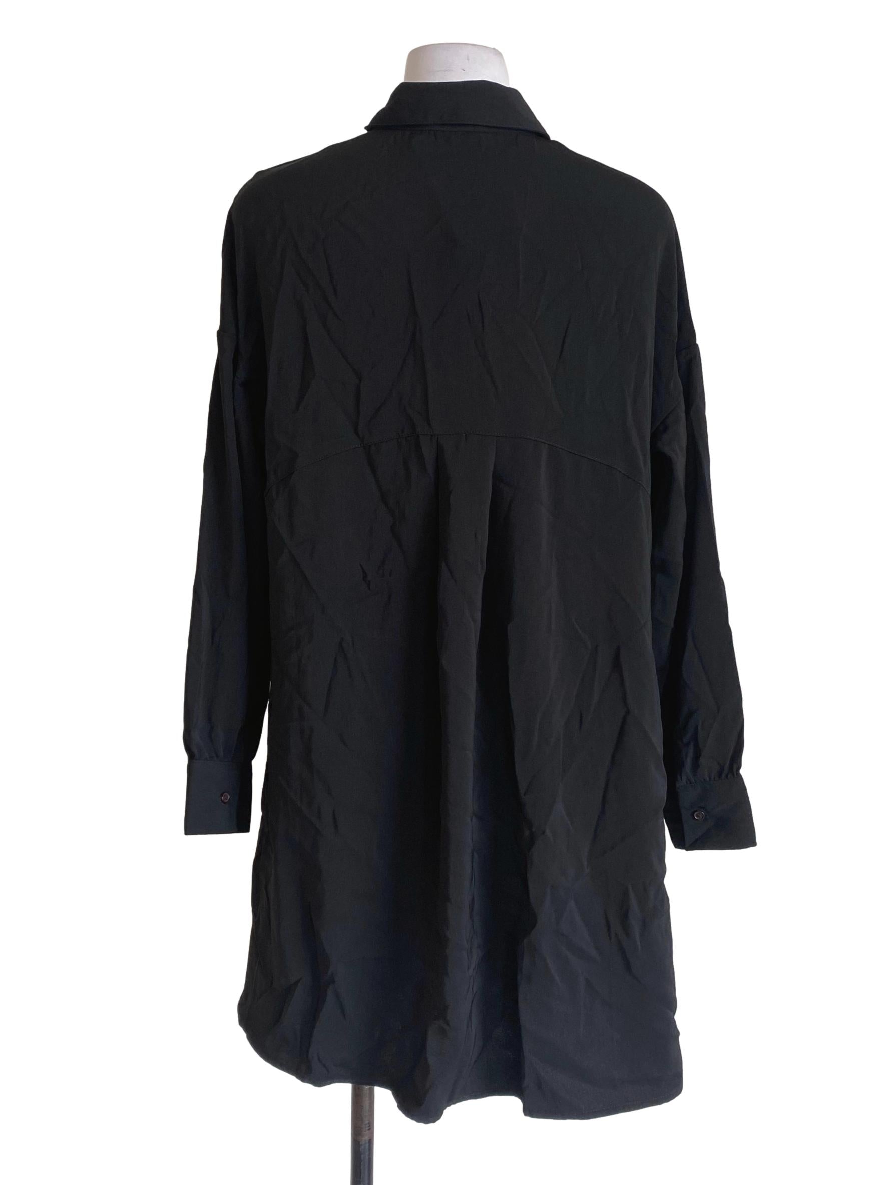 Dressabelle Black Shirt Dress | REFASH