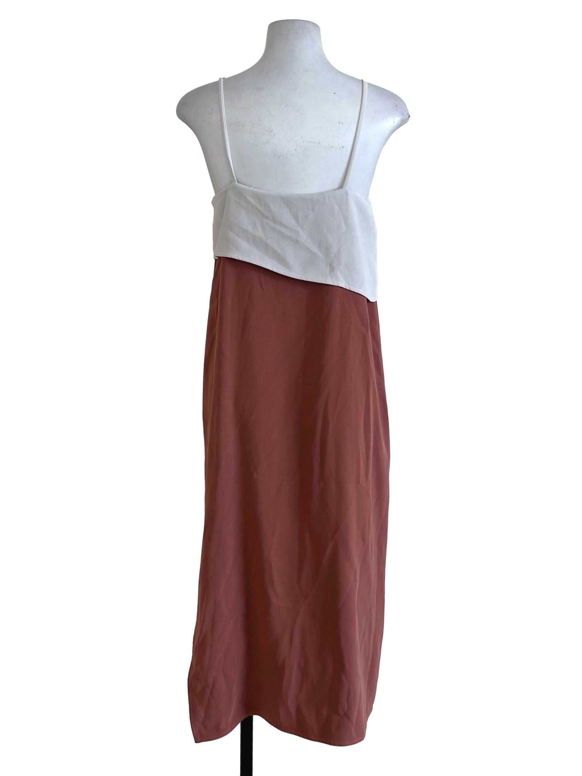 Teraccota Red Plain Dress