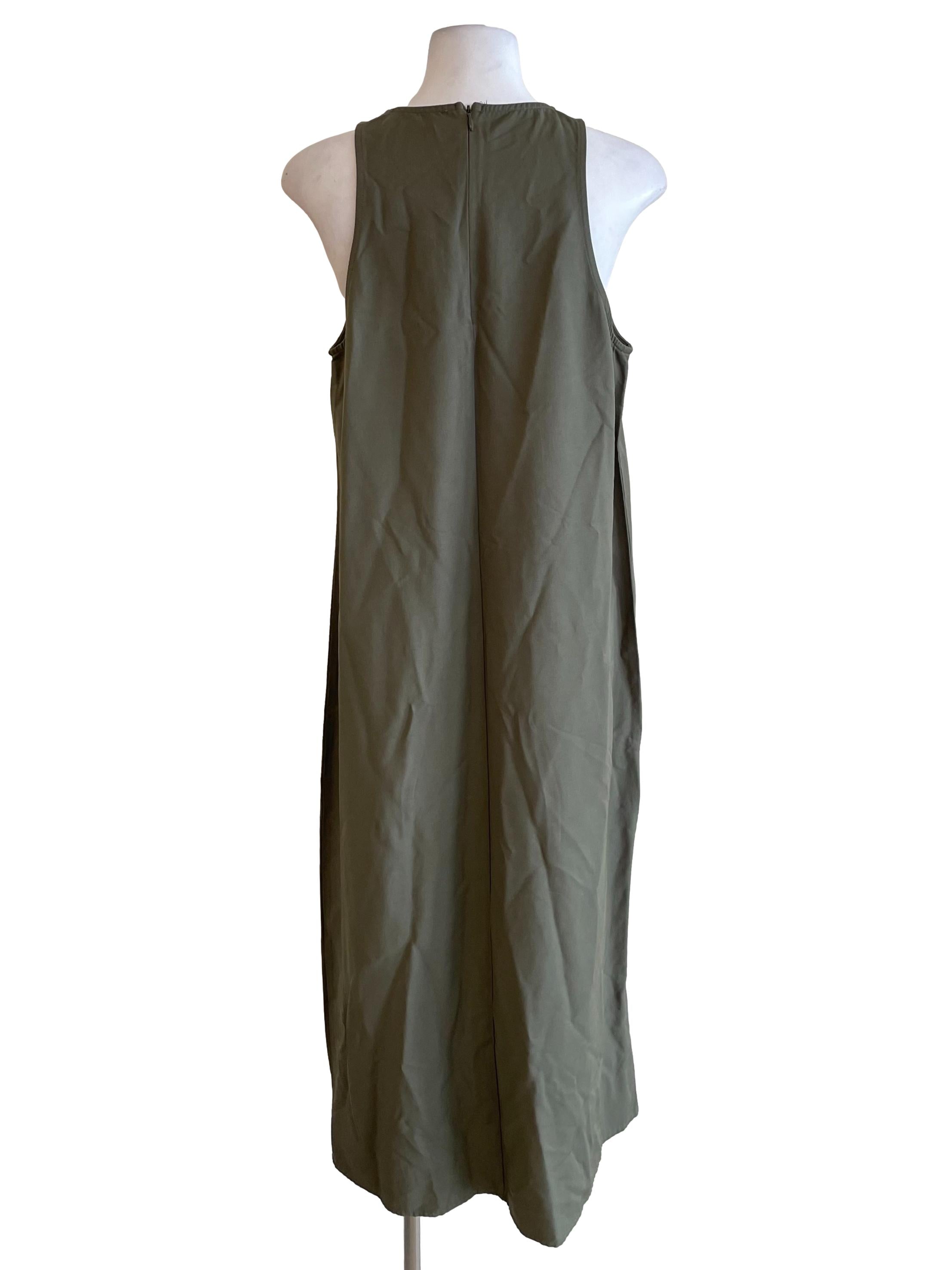 Dusty Green Tent Tank Dress