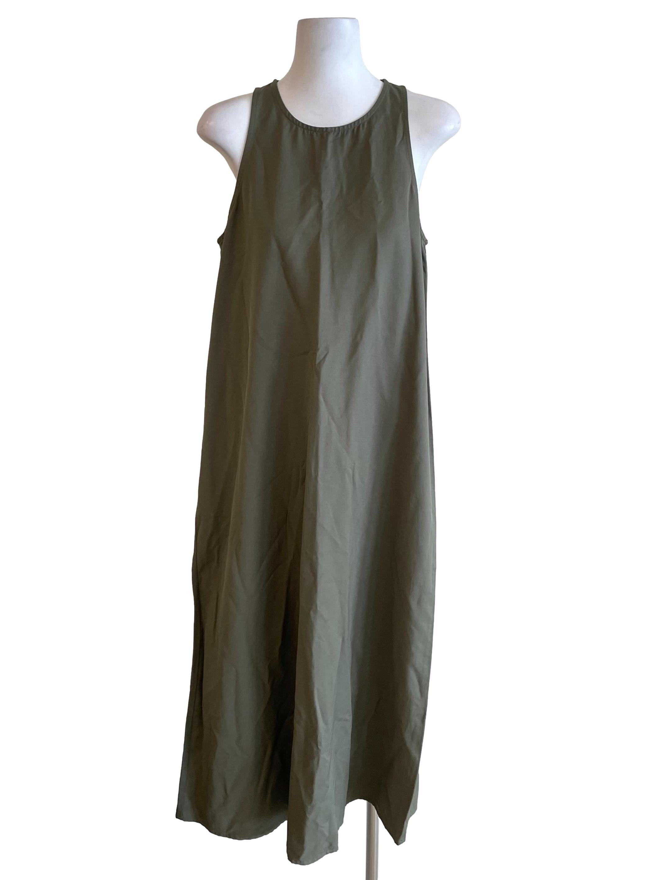 Dusty Green Tent Tank Dress