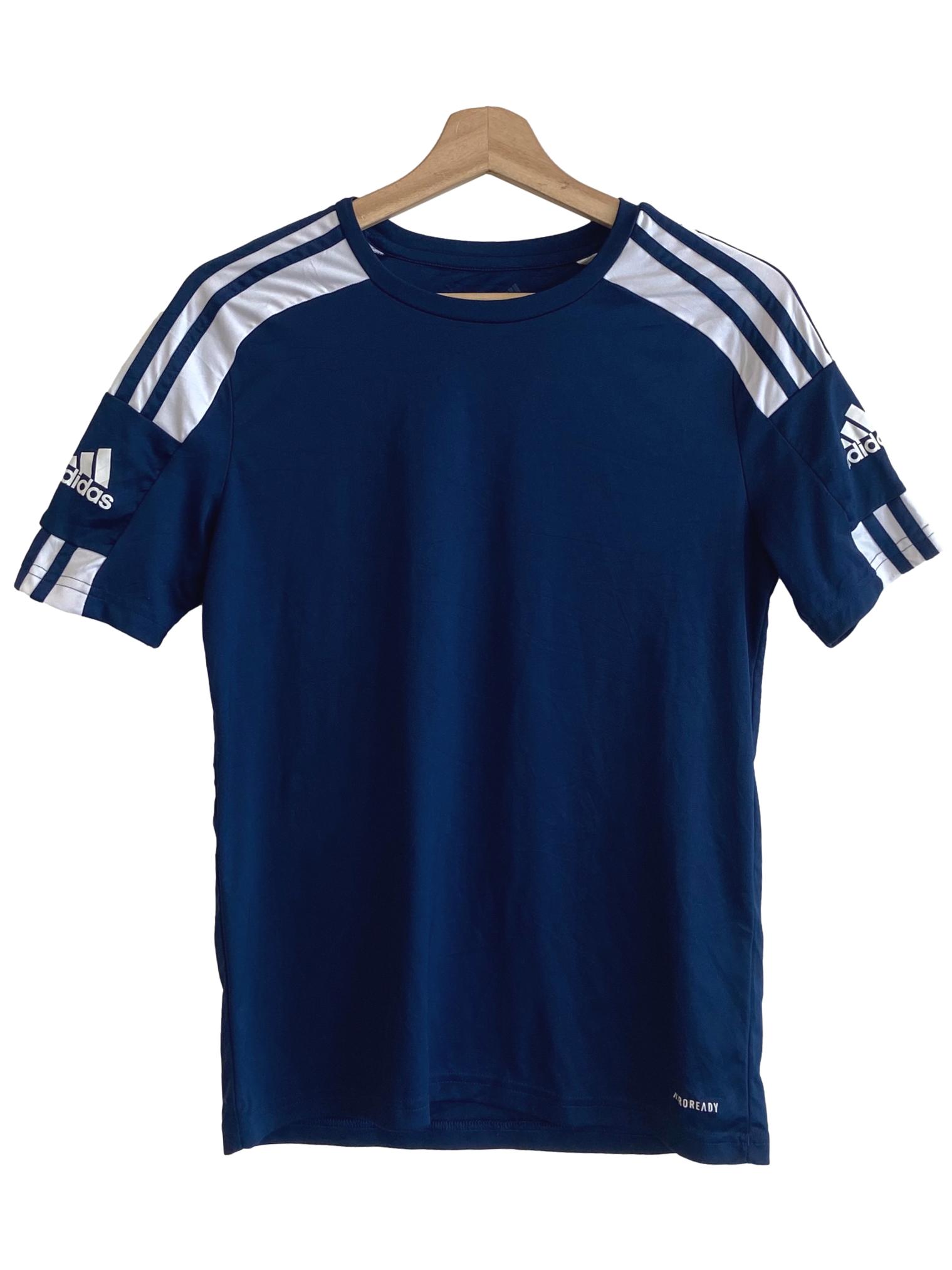 Navy Blue & White Stripe Top