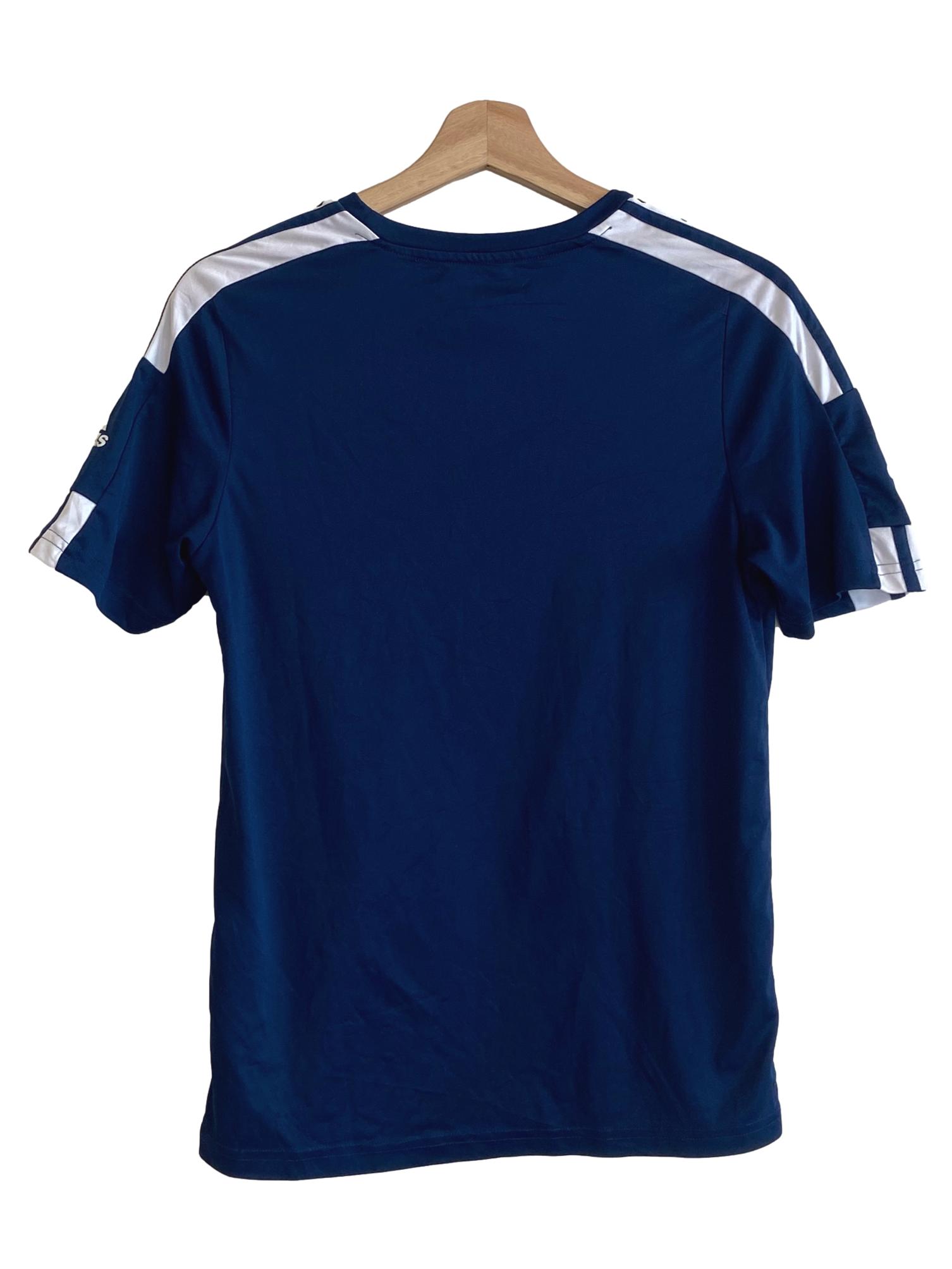 Navy Blue & White Stripe Top