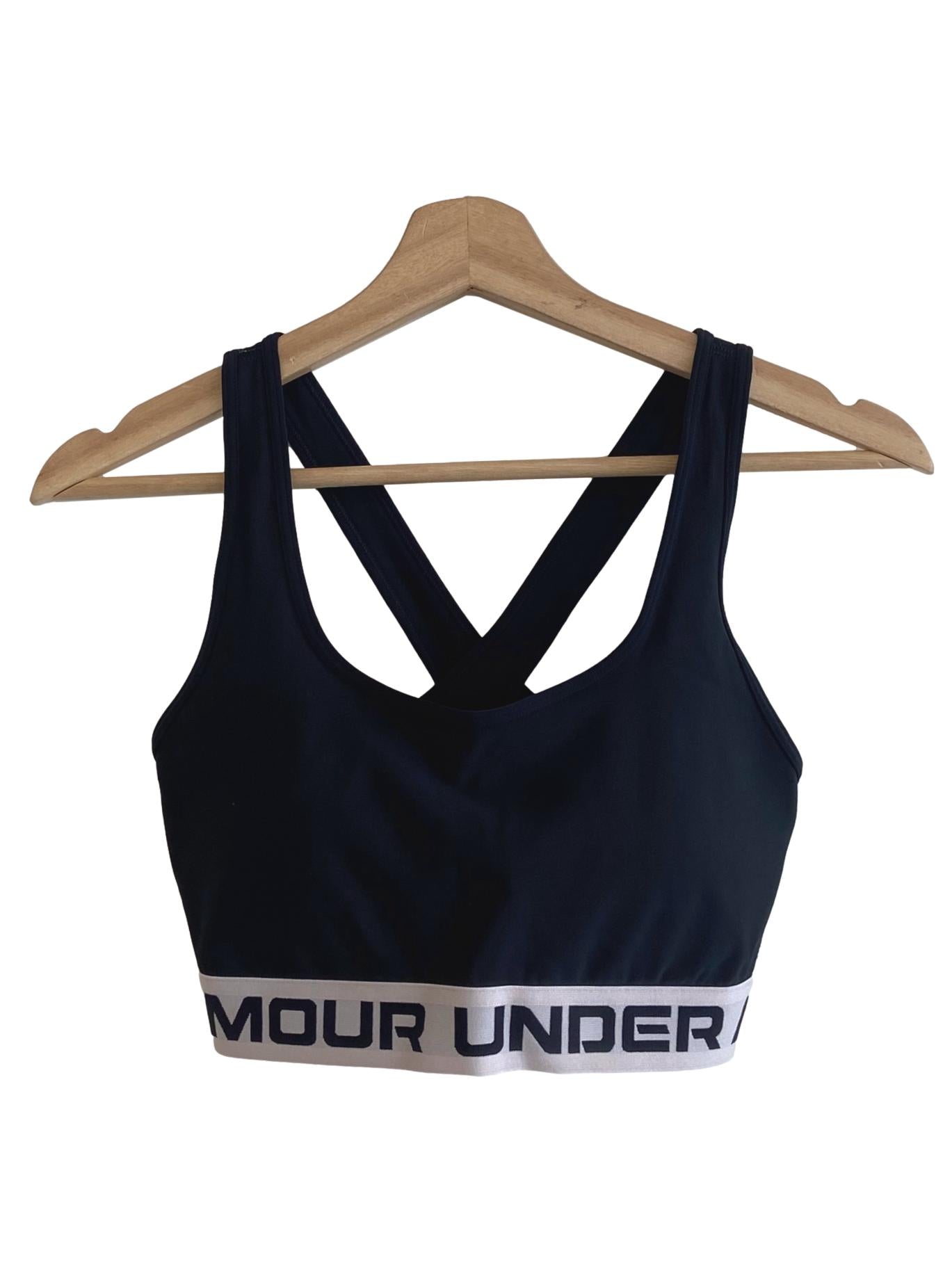 Black Sleeveless Sport Bra