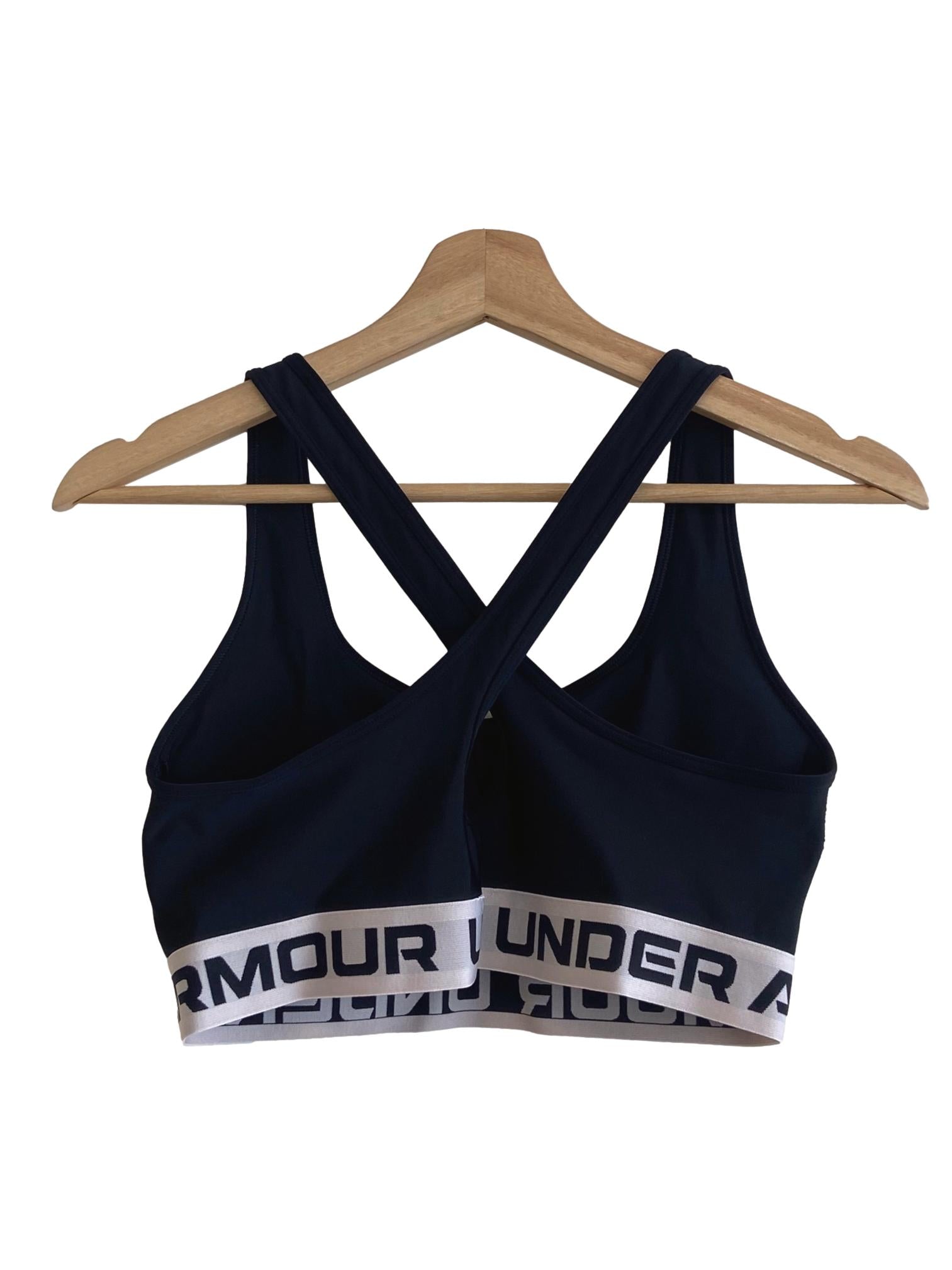 Black Sleeveless Sport Bra