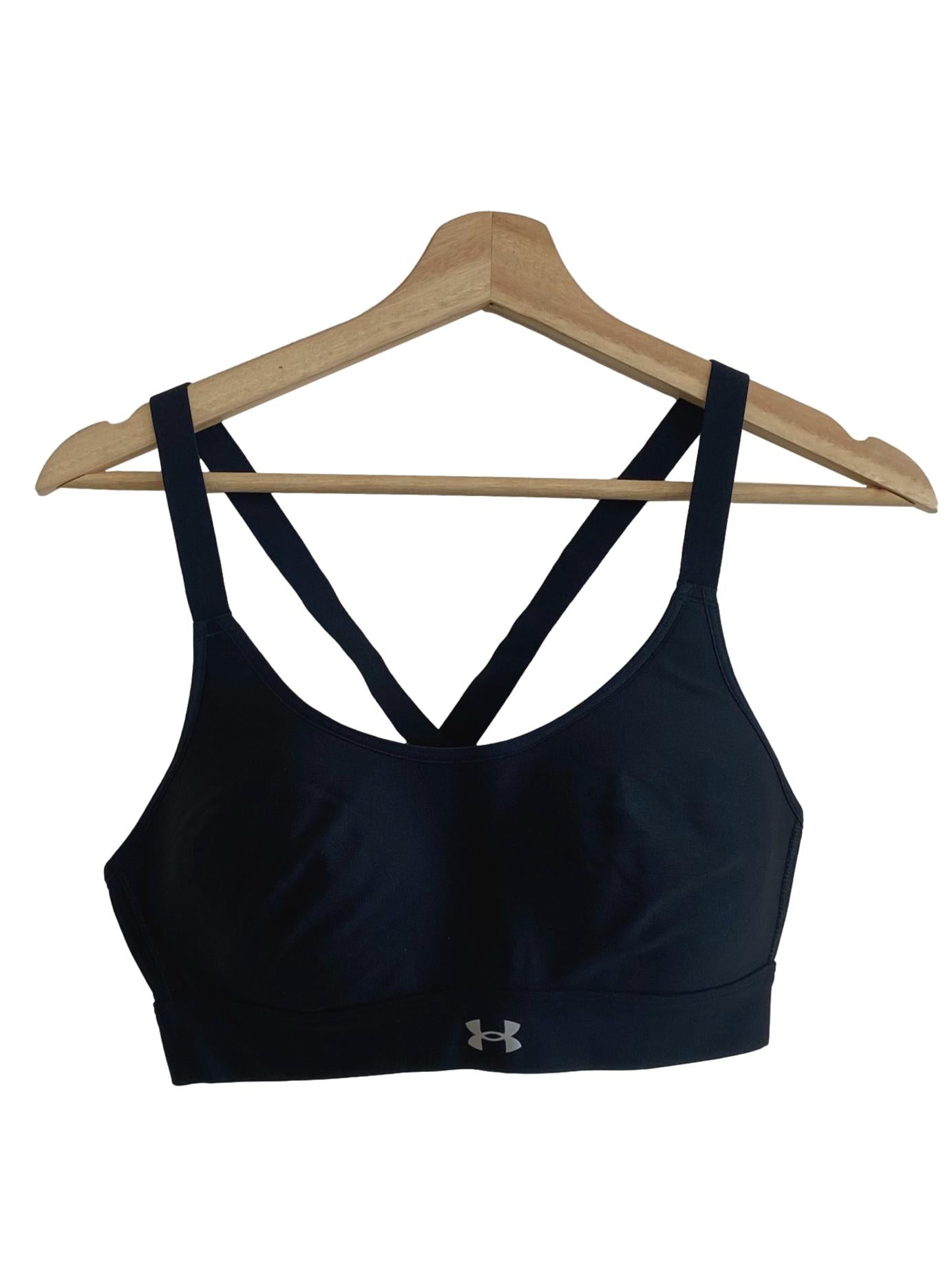 Black Sleeveless Sport Bra