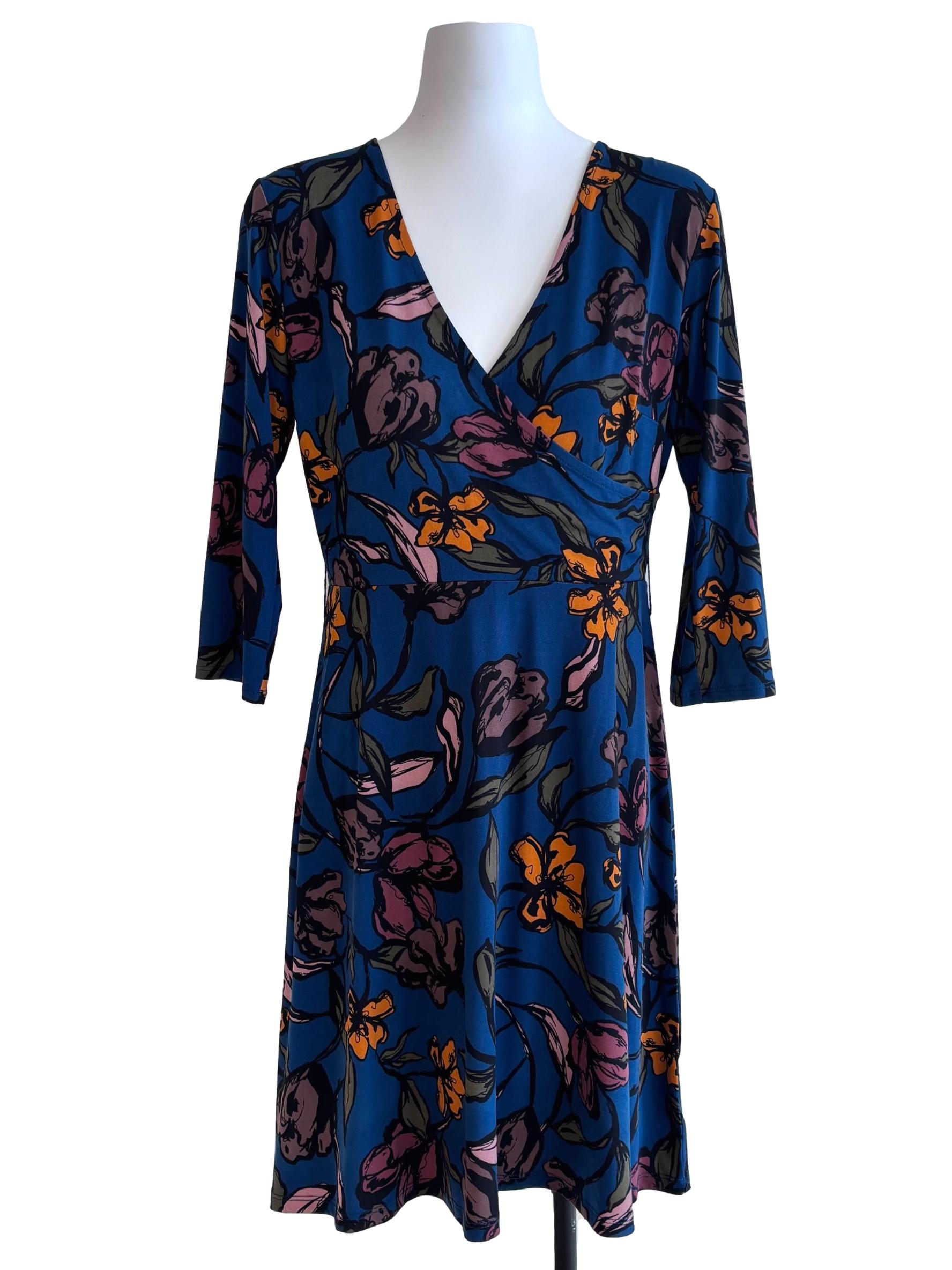 Blue Tulips Poseidon Perfect Wrap Dress CSN