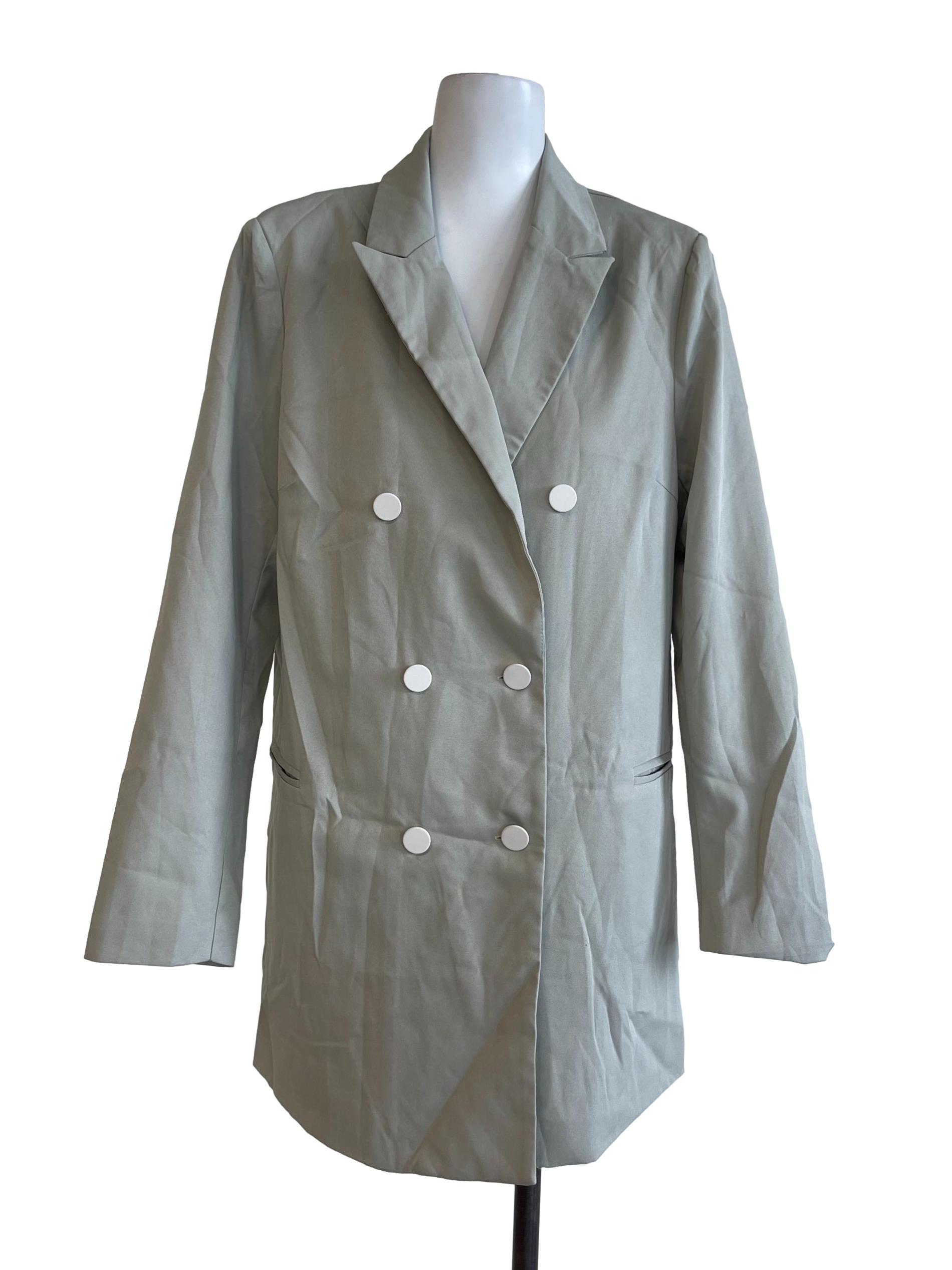 Pale Green Formal Blazer