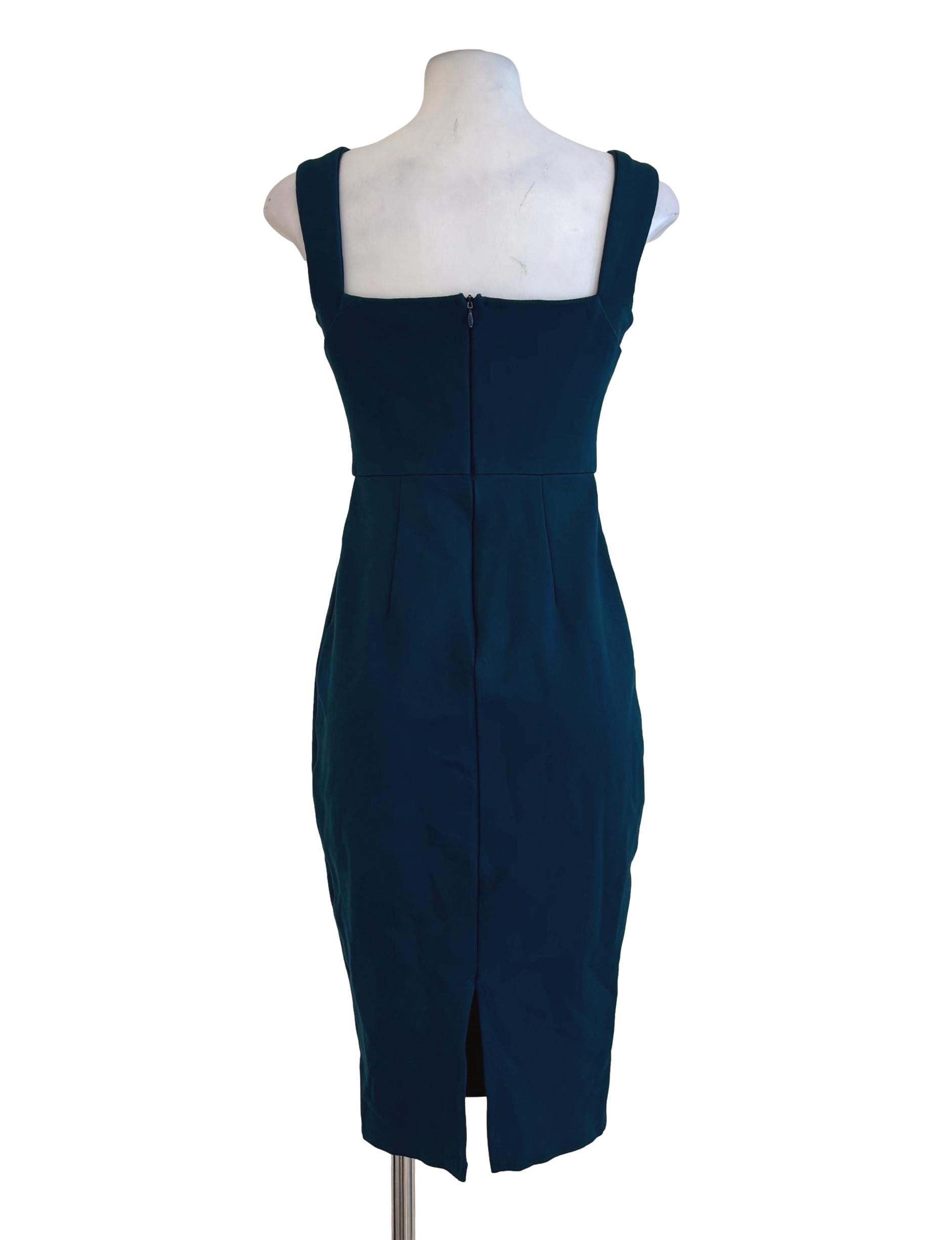 Turquoise Sweetheart Pencil Dress