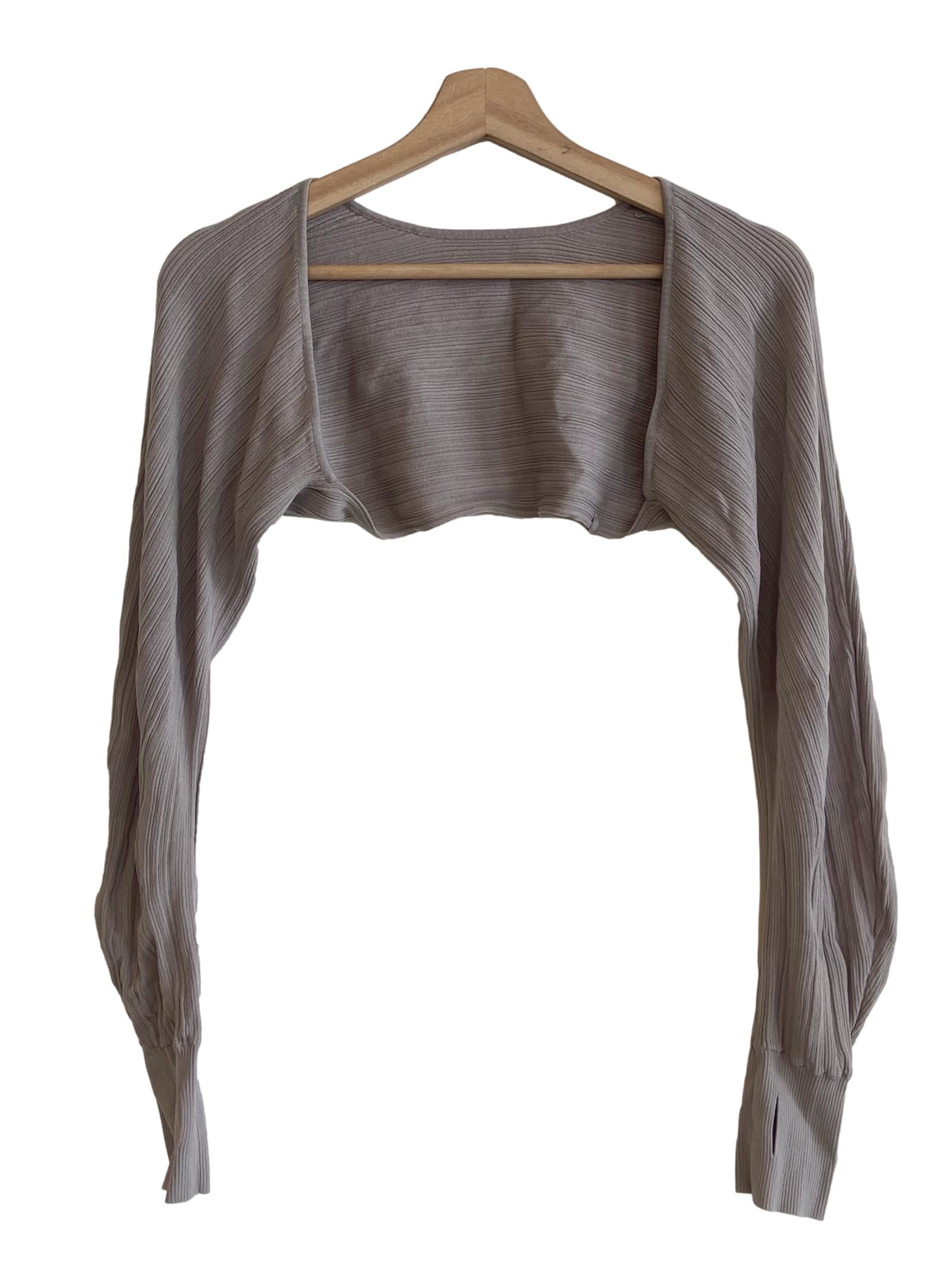 Bone Beige Crop Pullover