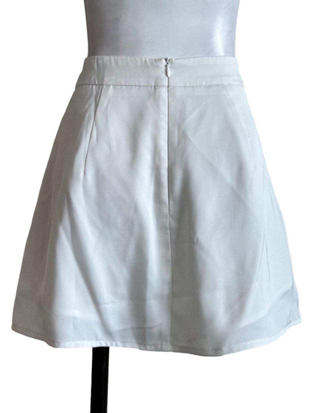 Off White Flip Mini Skort
