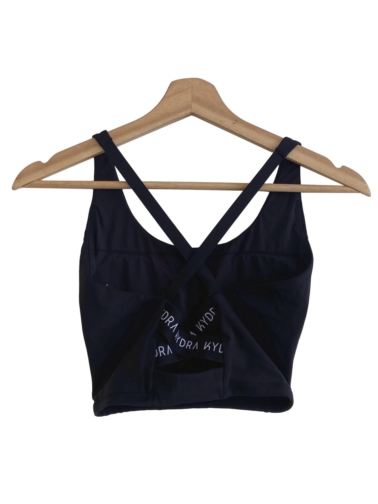 Black Sleeveless Sport Bra
