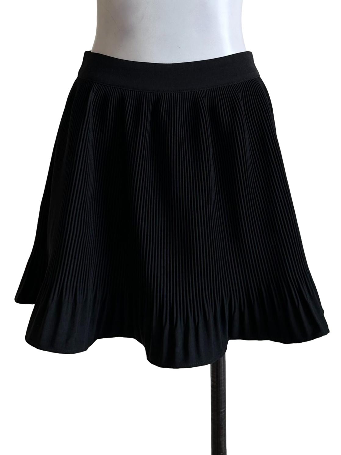 Black Pleated Skort