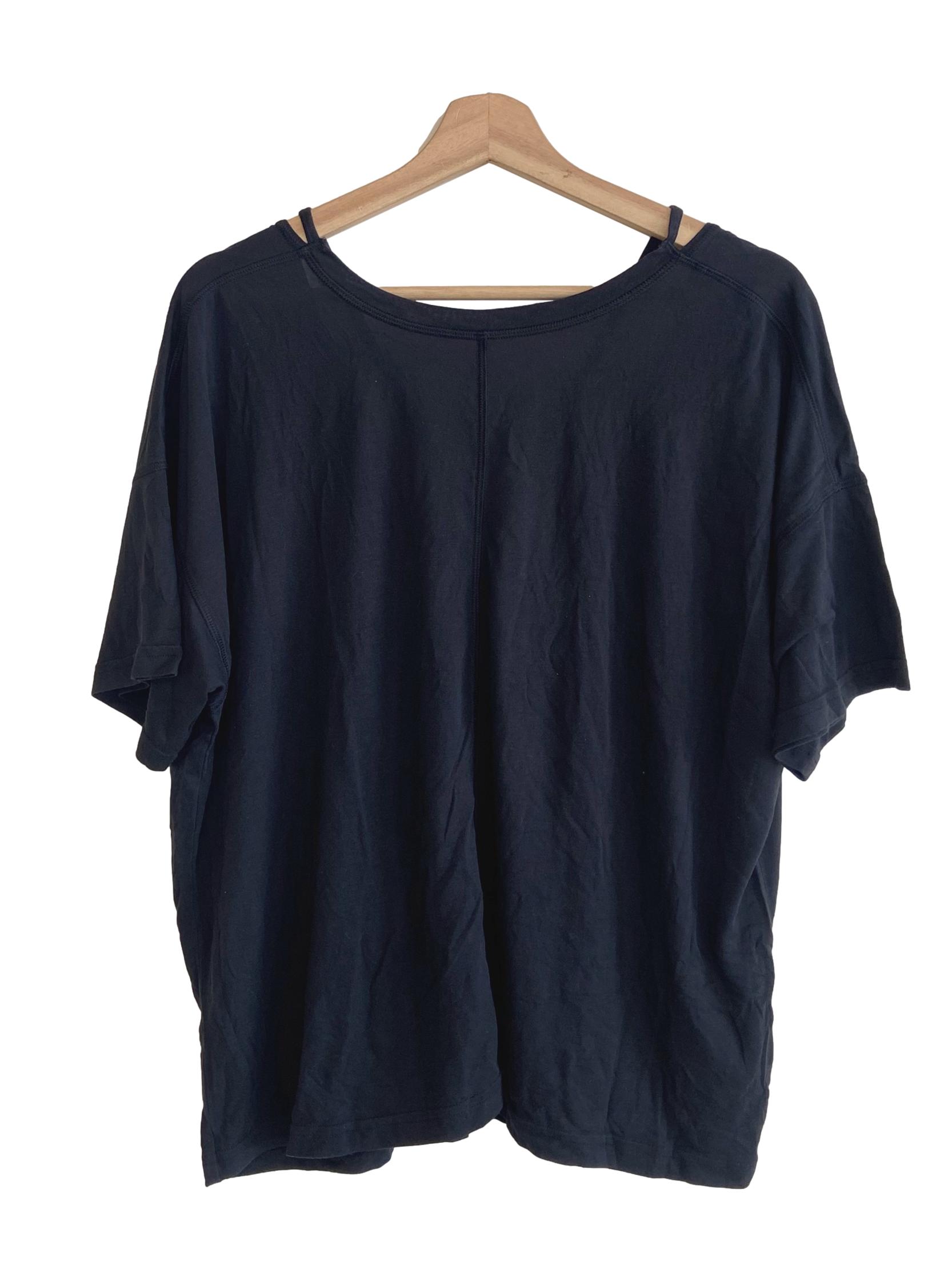 Black Cut-Out Top
