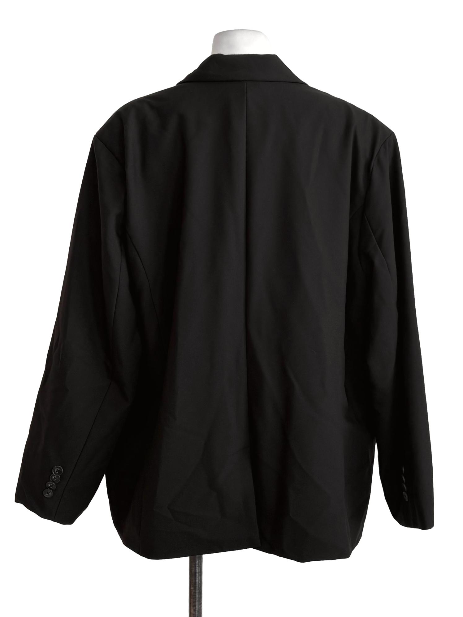 Black Cutaway Blazer