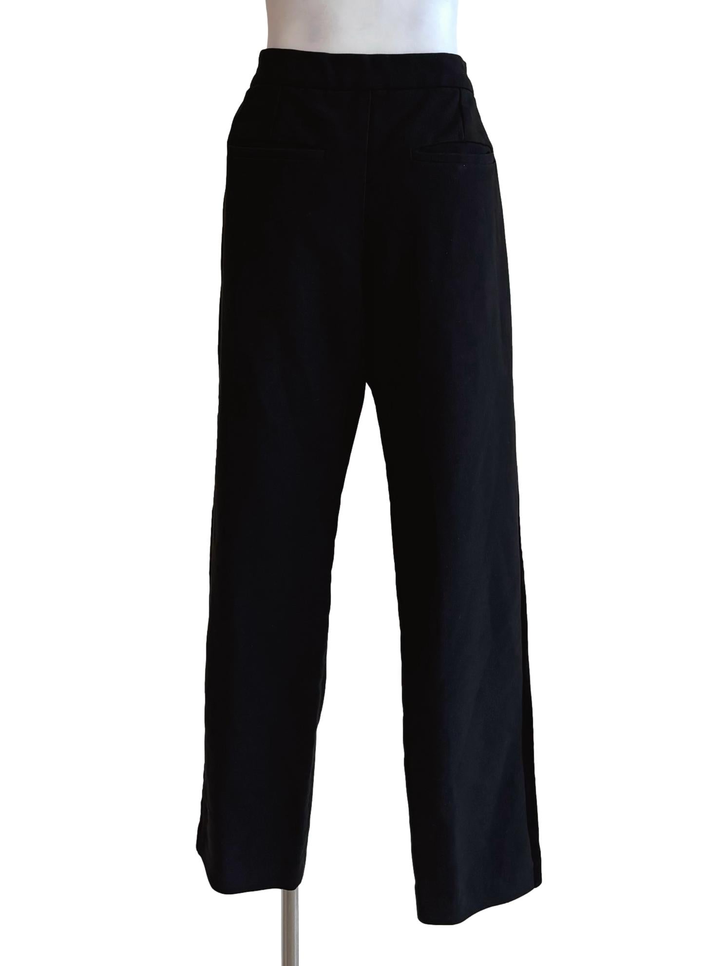 Rich Black Slim Fit Pants