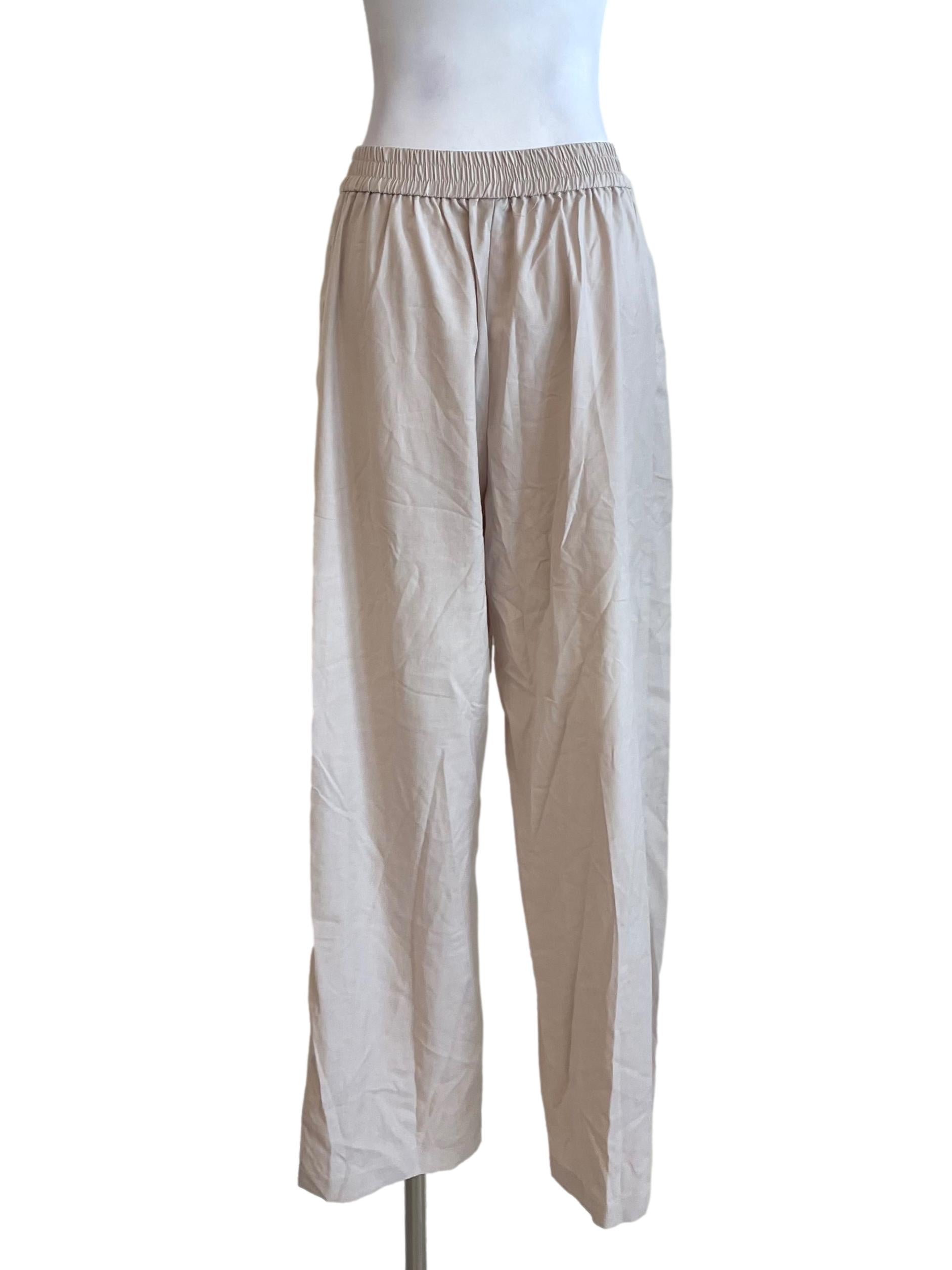 Alabaster Tie Knot Panelled Pants