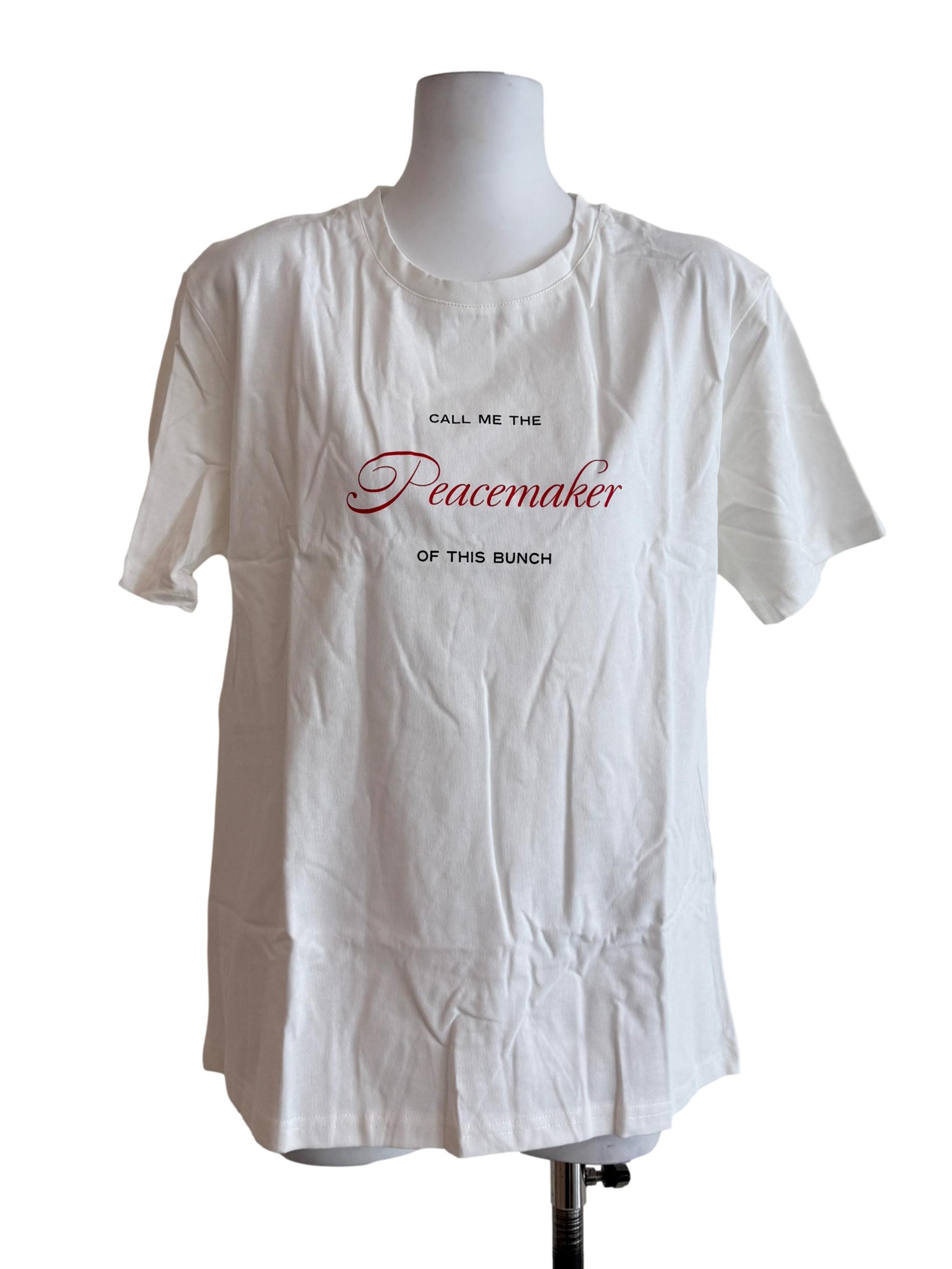 White Personali-Tees - Peacemaker