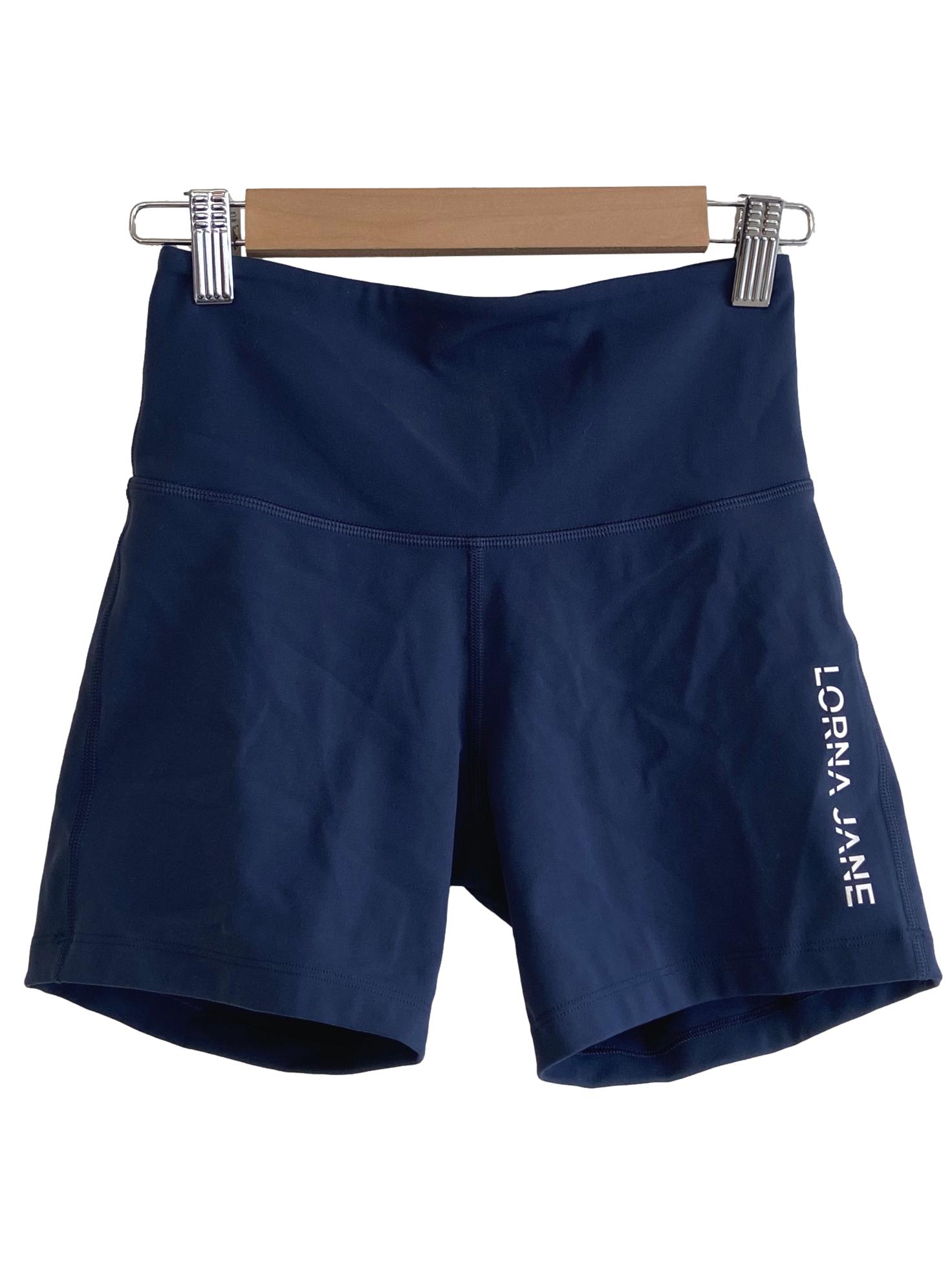 Blue High Waisted Shorts