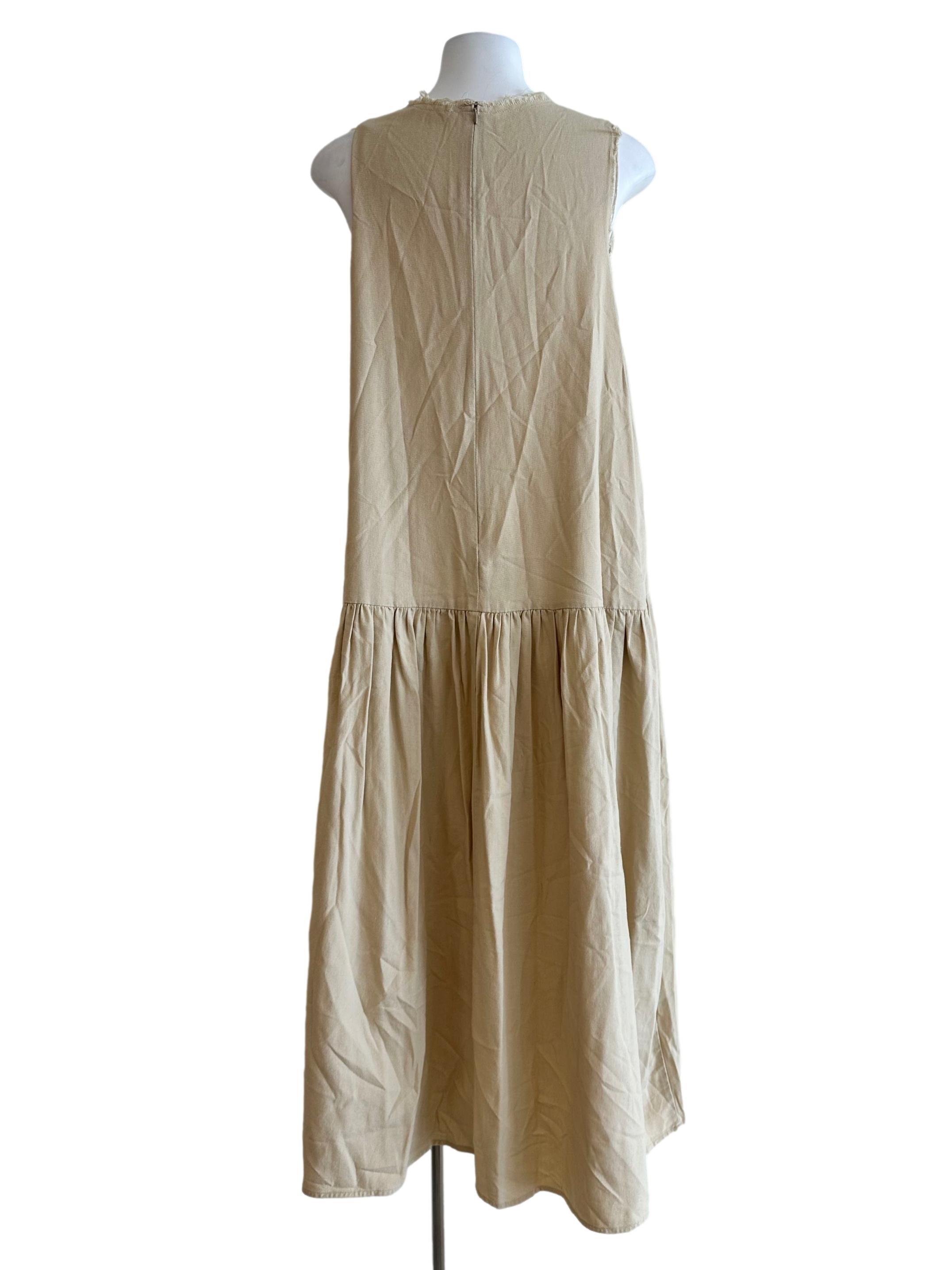 Raw Hem Drop Waist Dress OSN