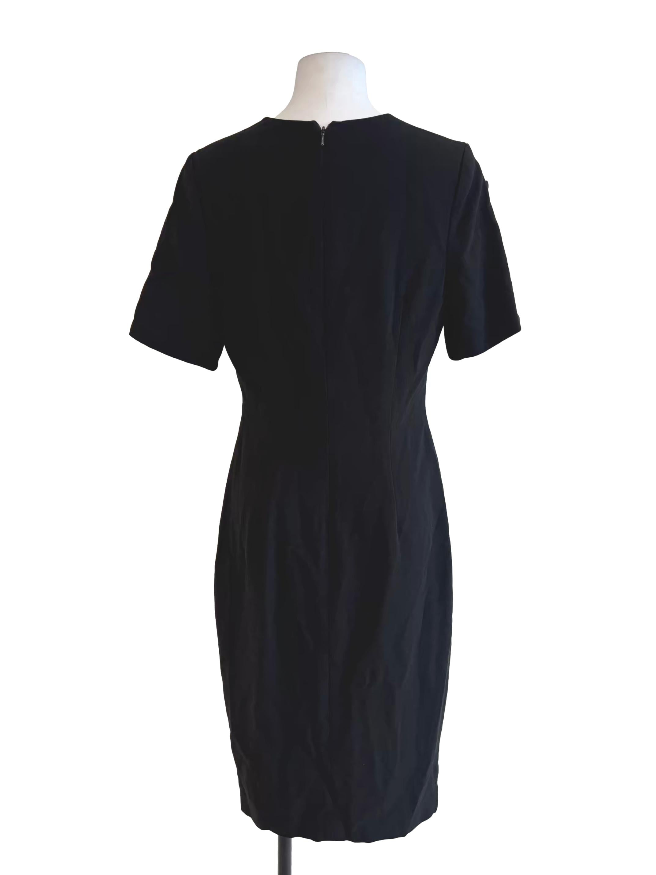 Rich Black Hourglass Dress