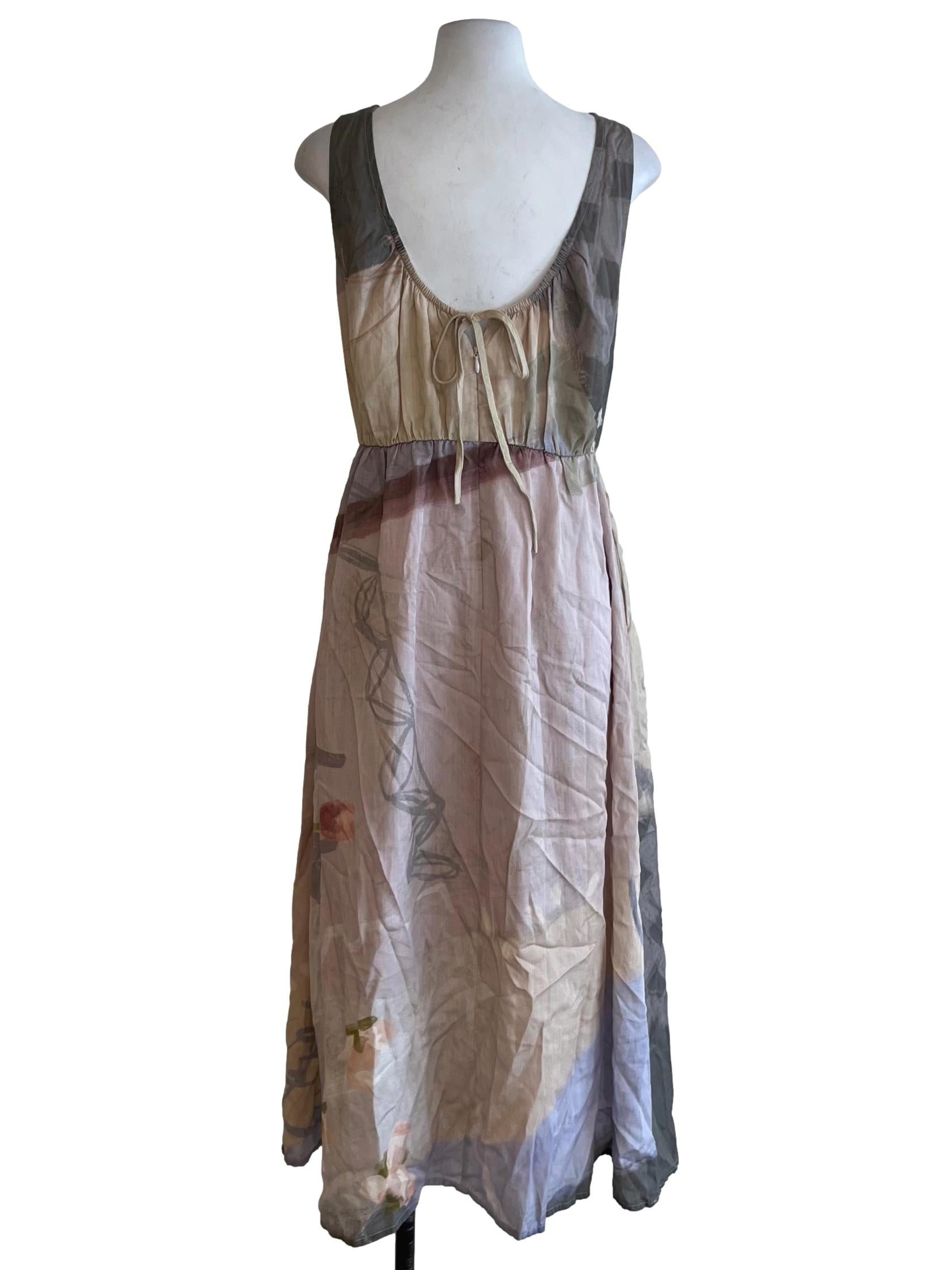 Estate Scoop-Back Midi Dress  OSN