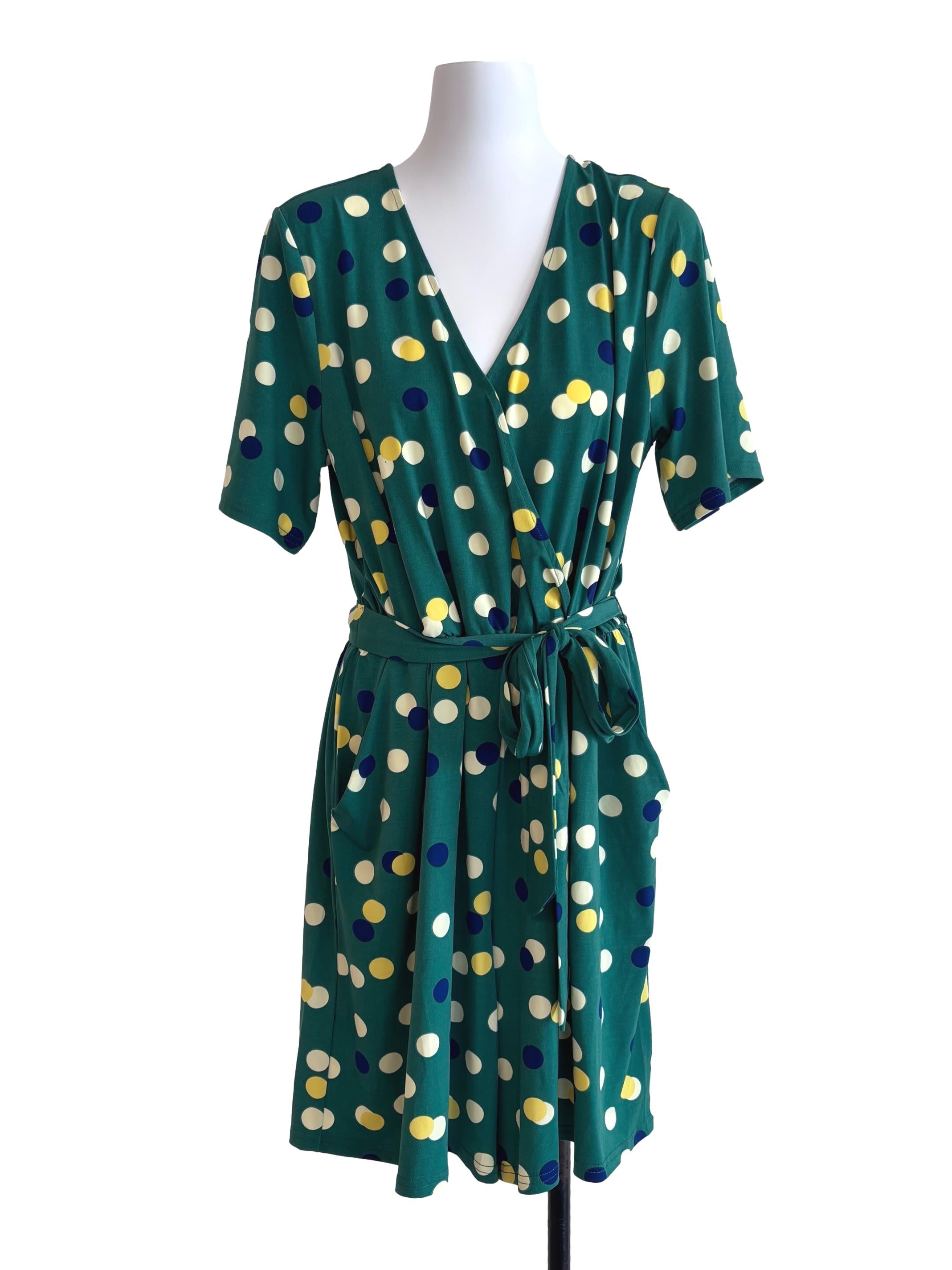 Green Sprinkle Dot Amazon Leia Romper Csn
