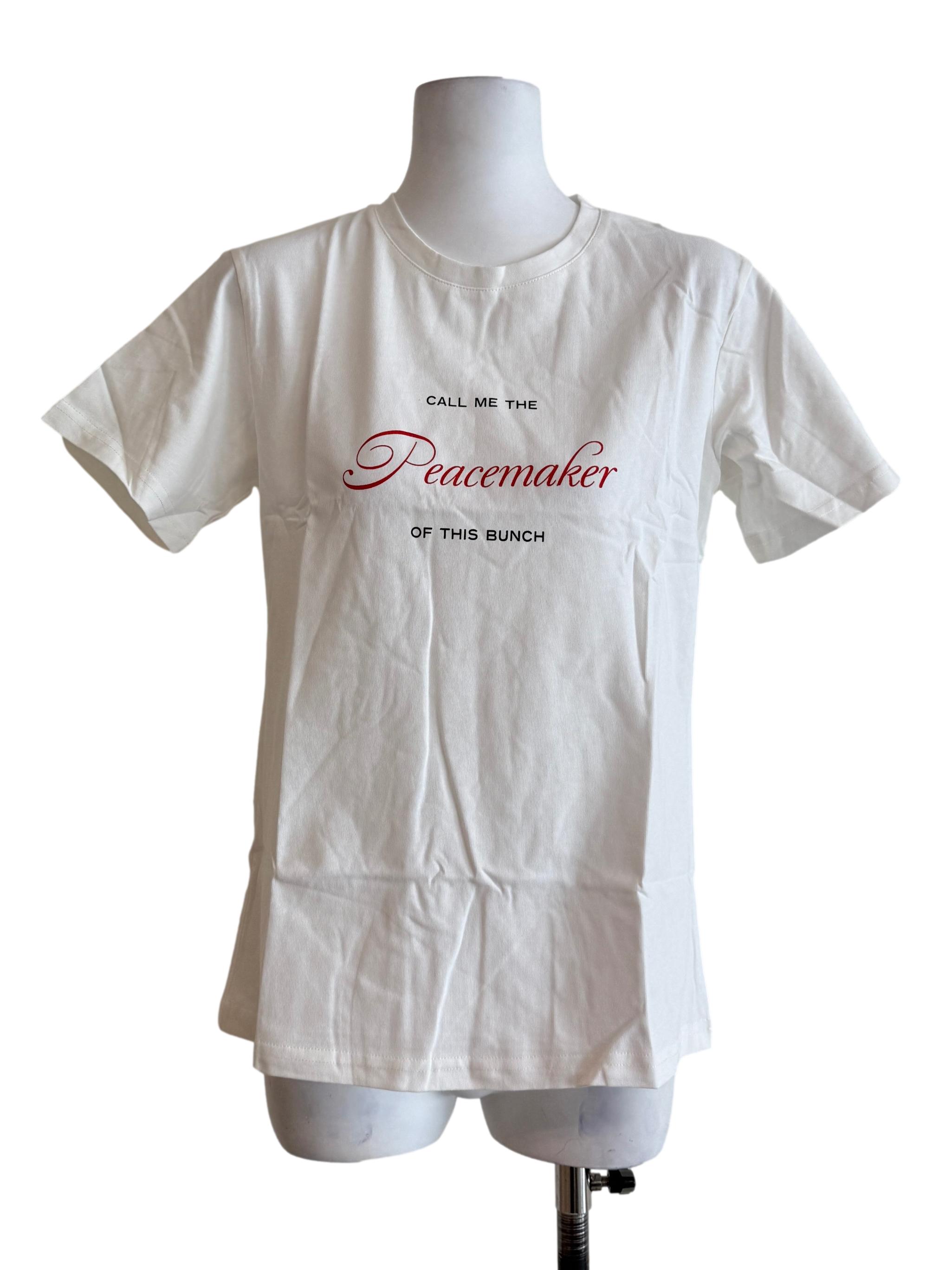White Personali-Tees - Peacemaker