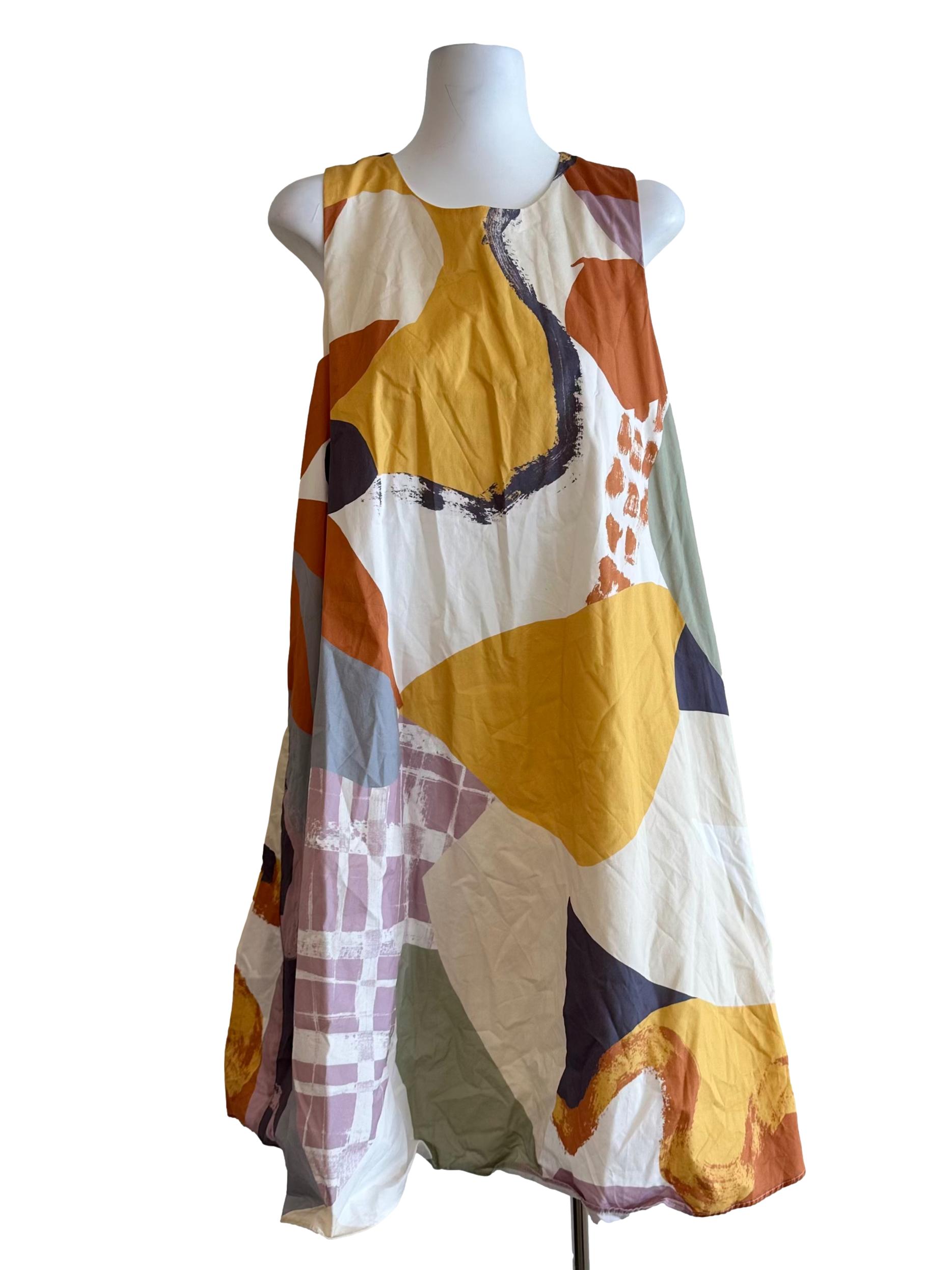 Al Fresco Organic Cotton Shift Dress OSN