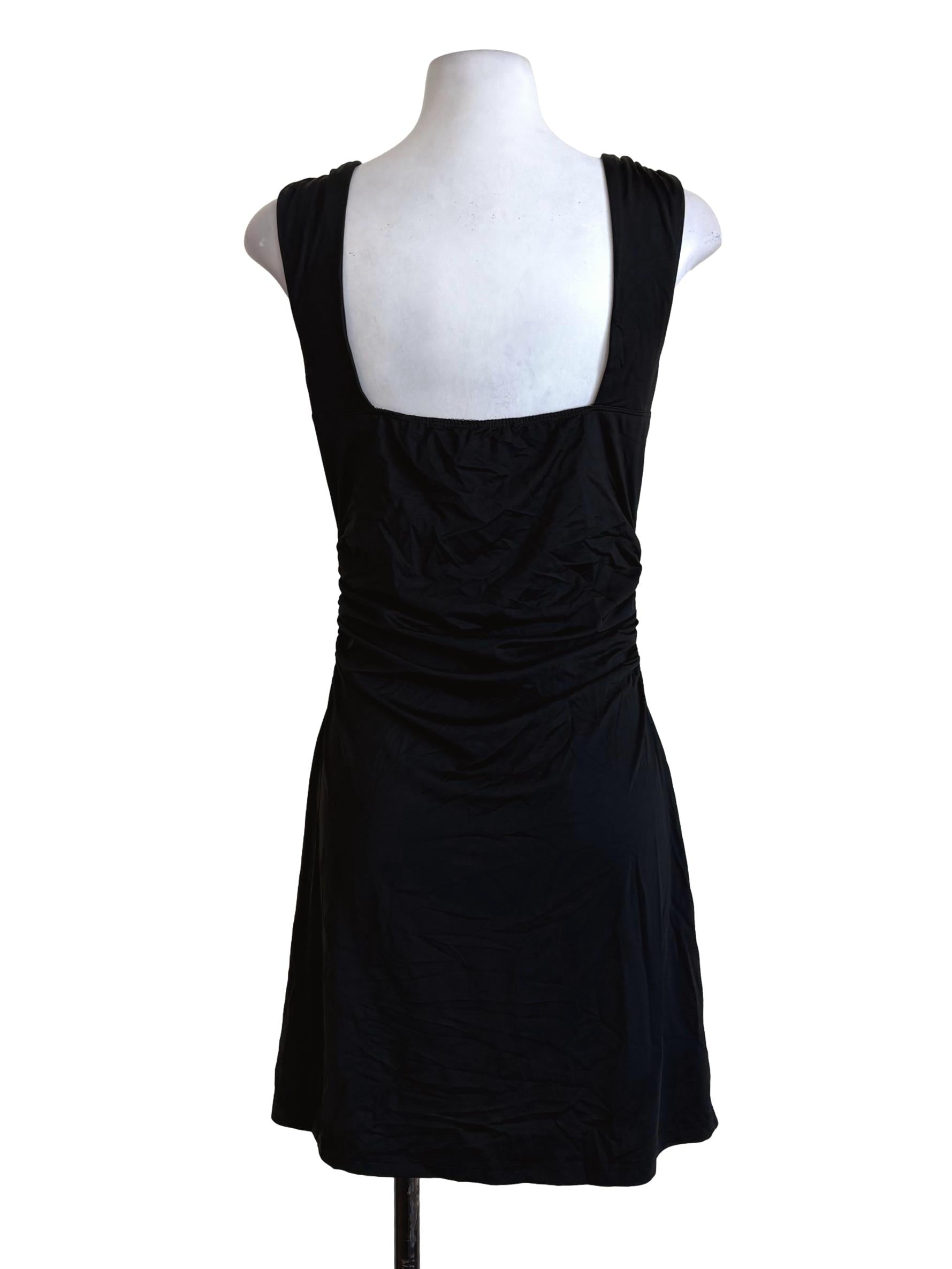 Black Floral Lace Bodycon Dress