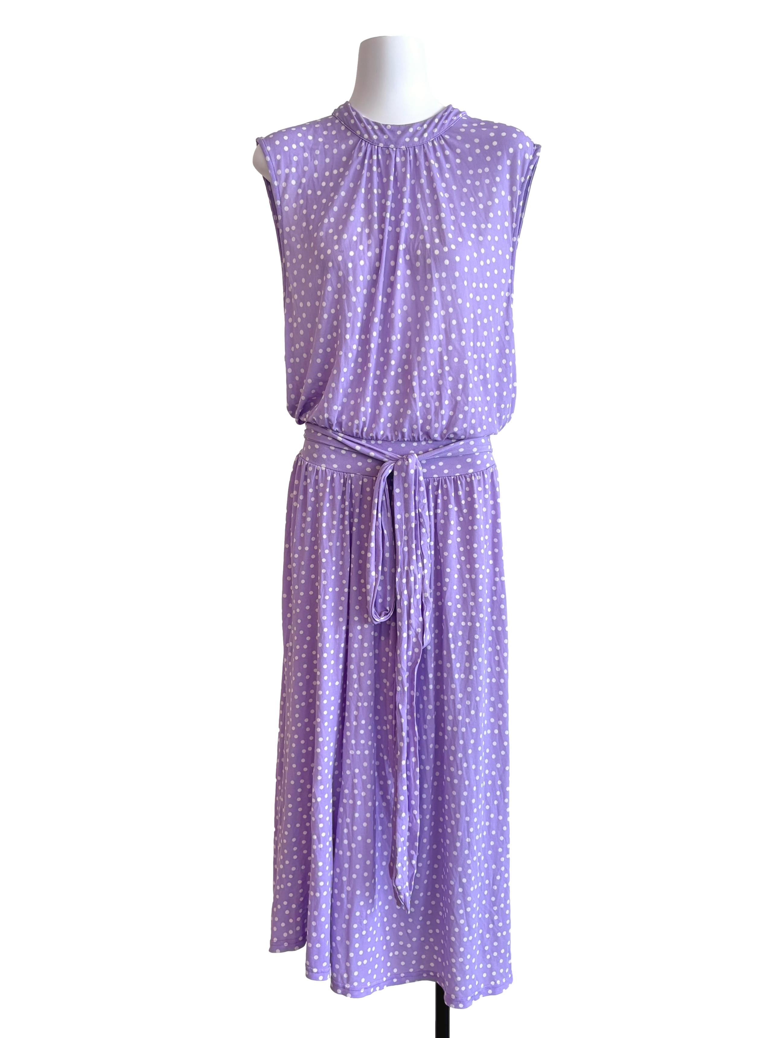 Lilac Purple Polka Dot Dress Csn