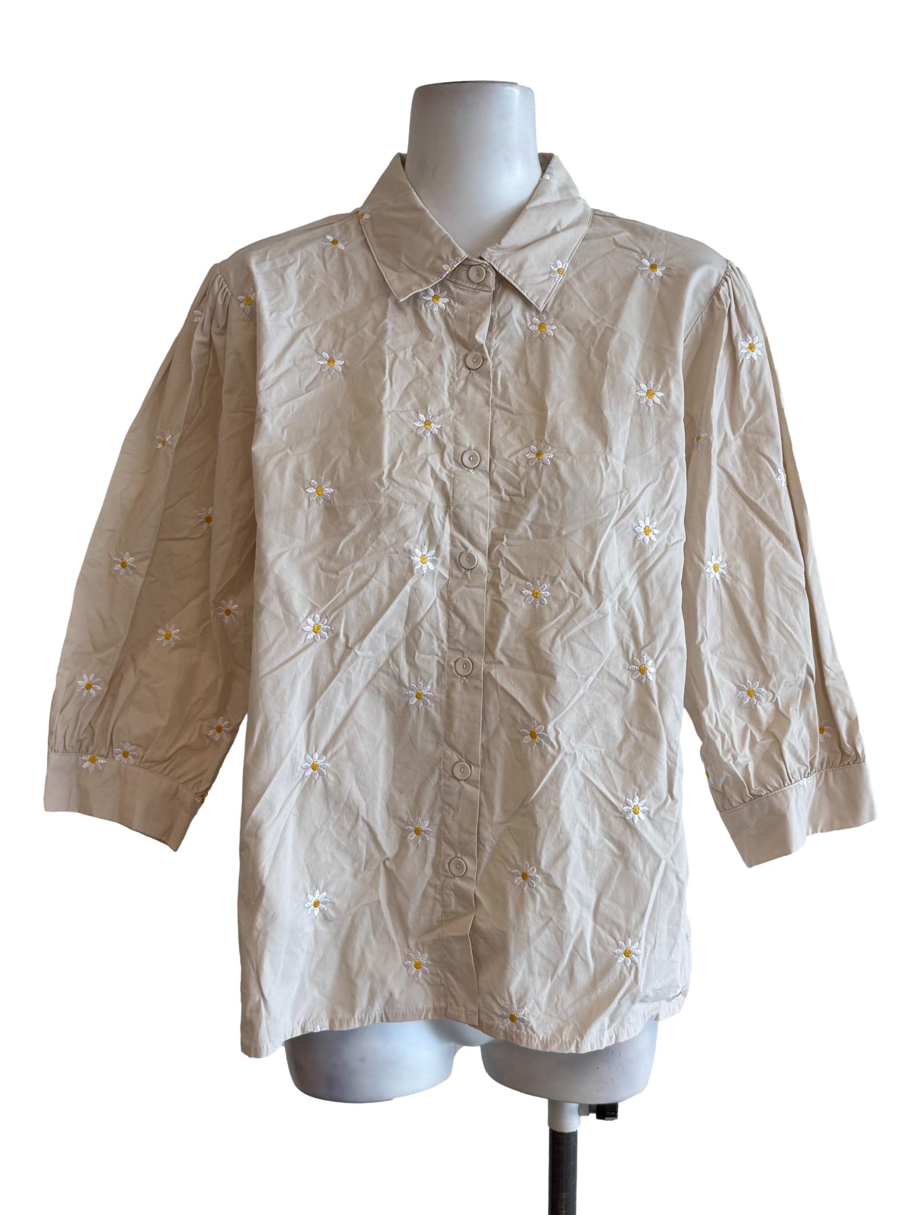 Linen Daisy Blouse