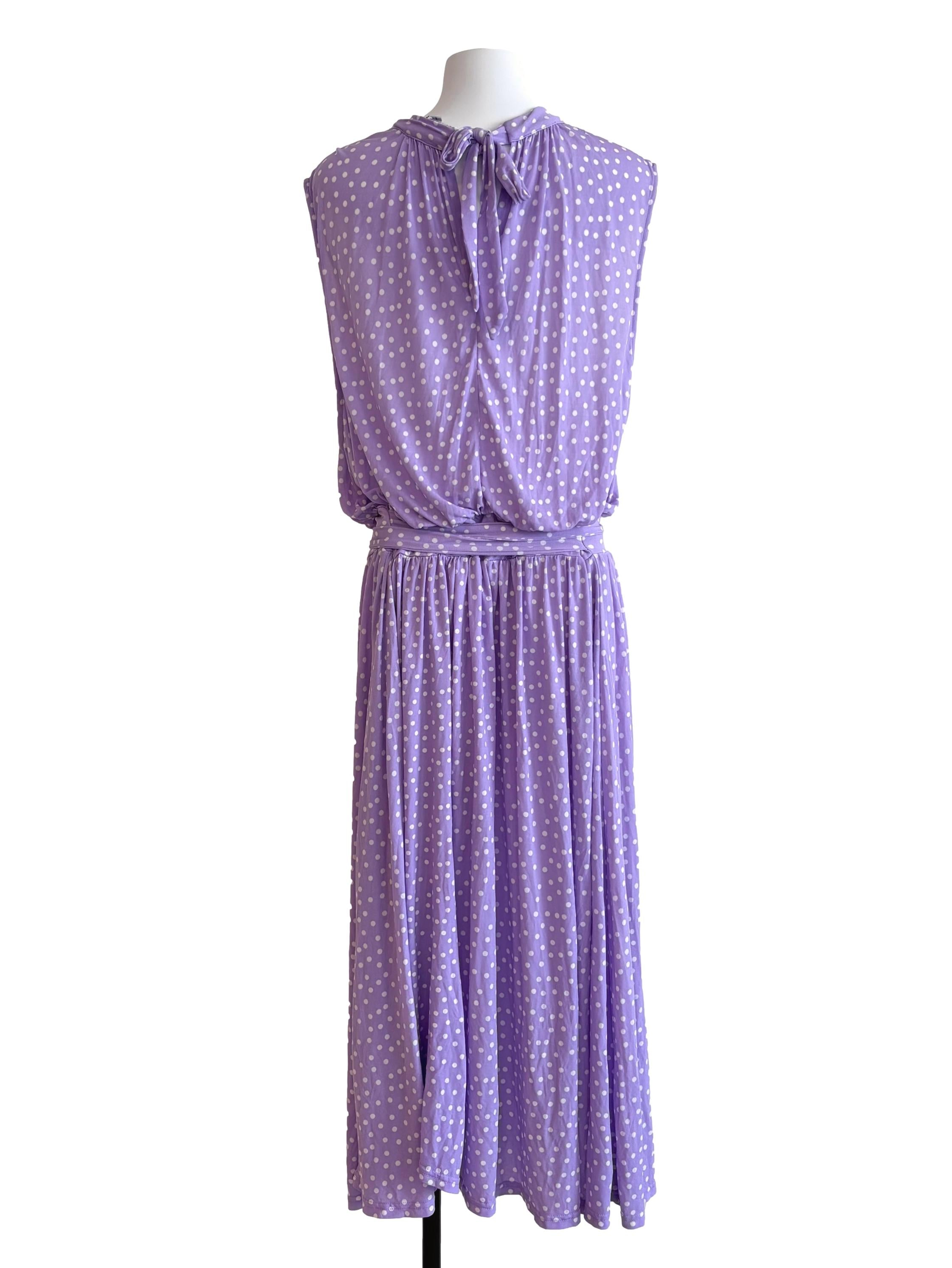 Lilac Purple Polka Dot Dress Csn