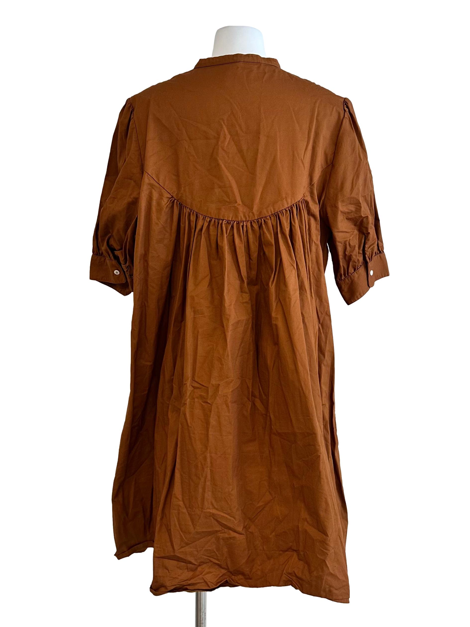 Organic Cotton Mandarin Collar Dress OSN