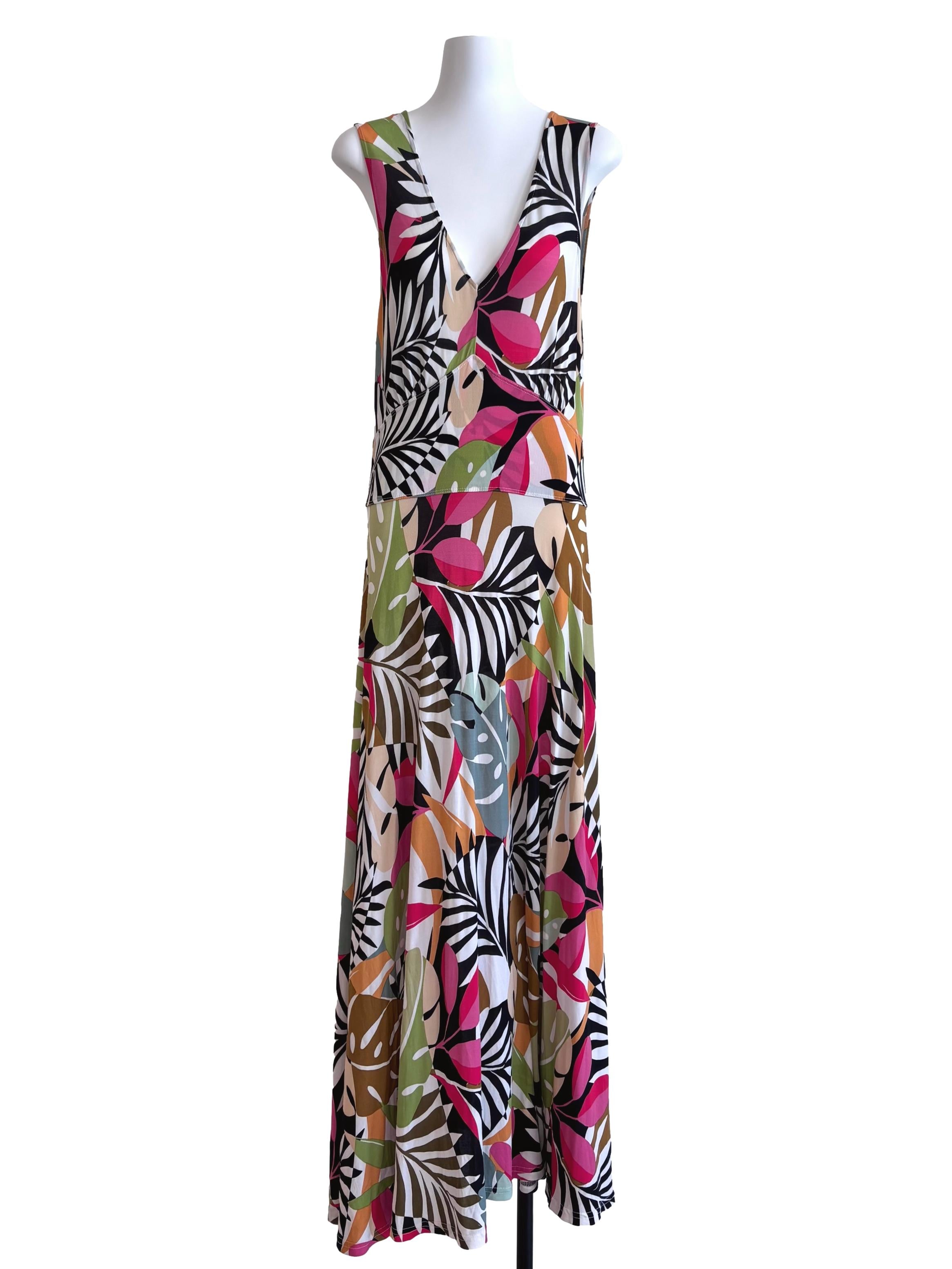 Multicolor Print Sleeveless Dress Csn