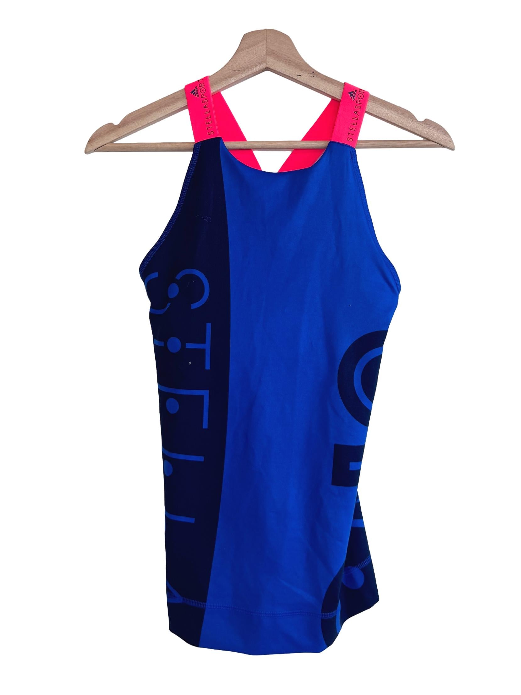 Blue Neon Tank Top
