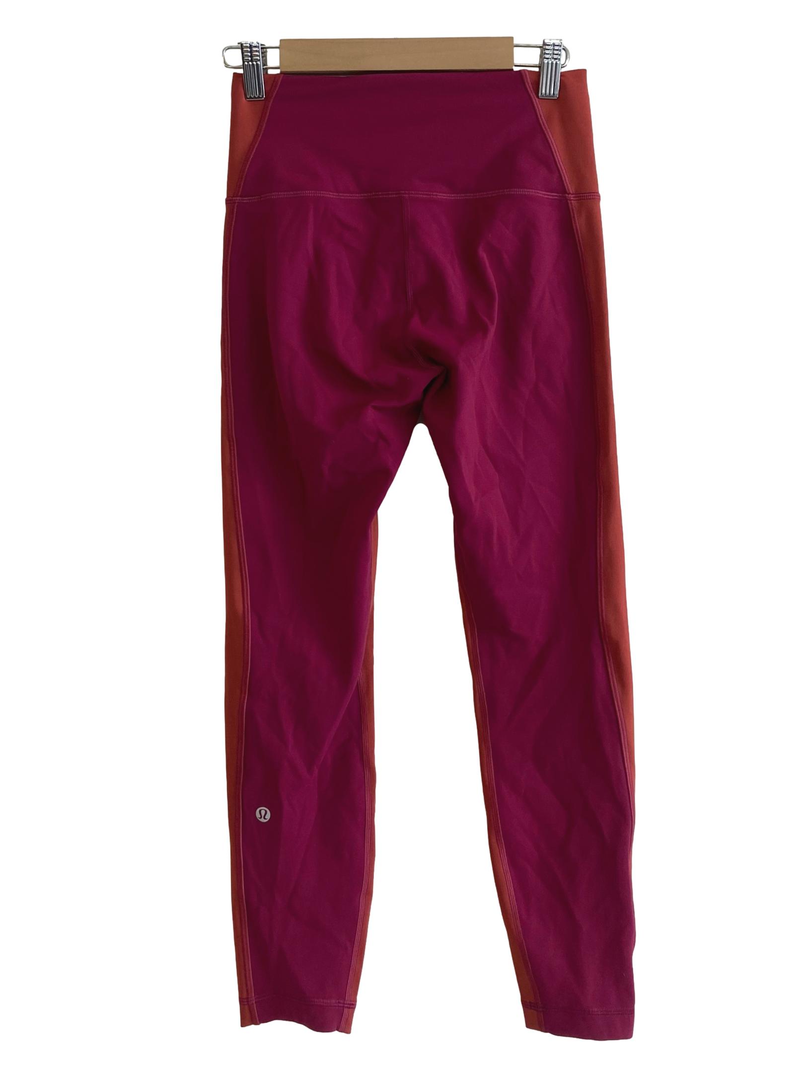 Hot Pink & Orange Colourblock Tights