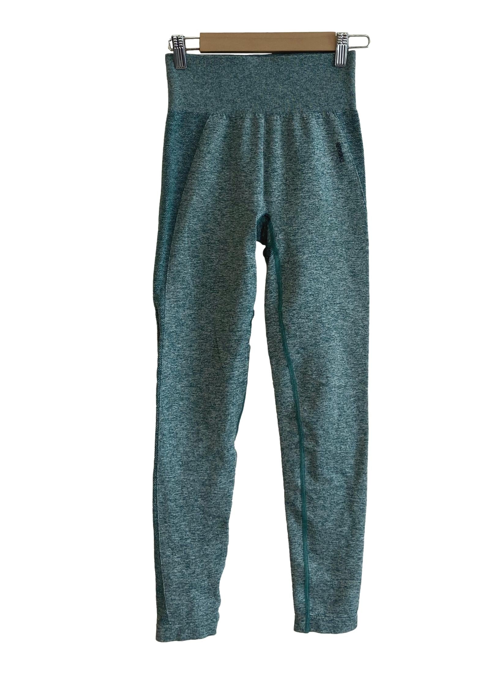 Green High Waisted Tights