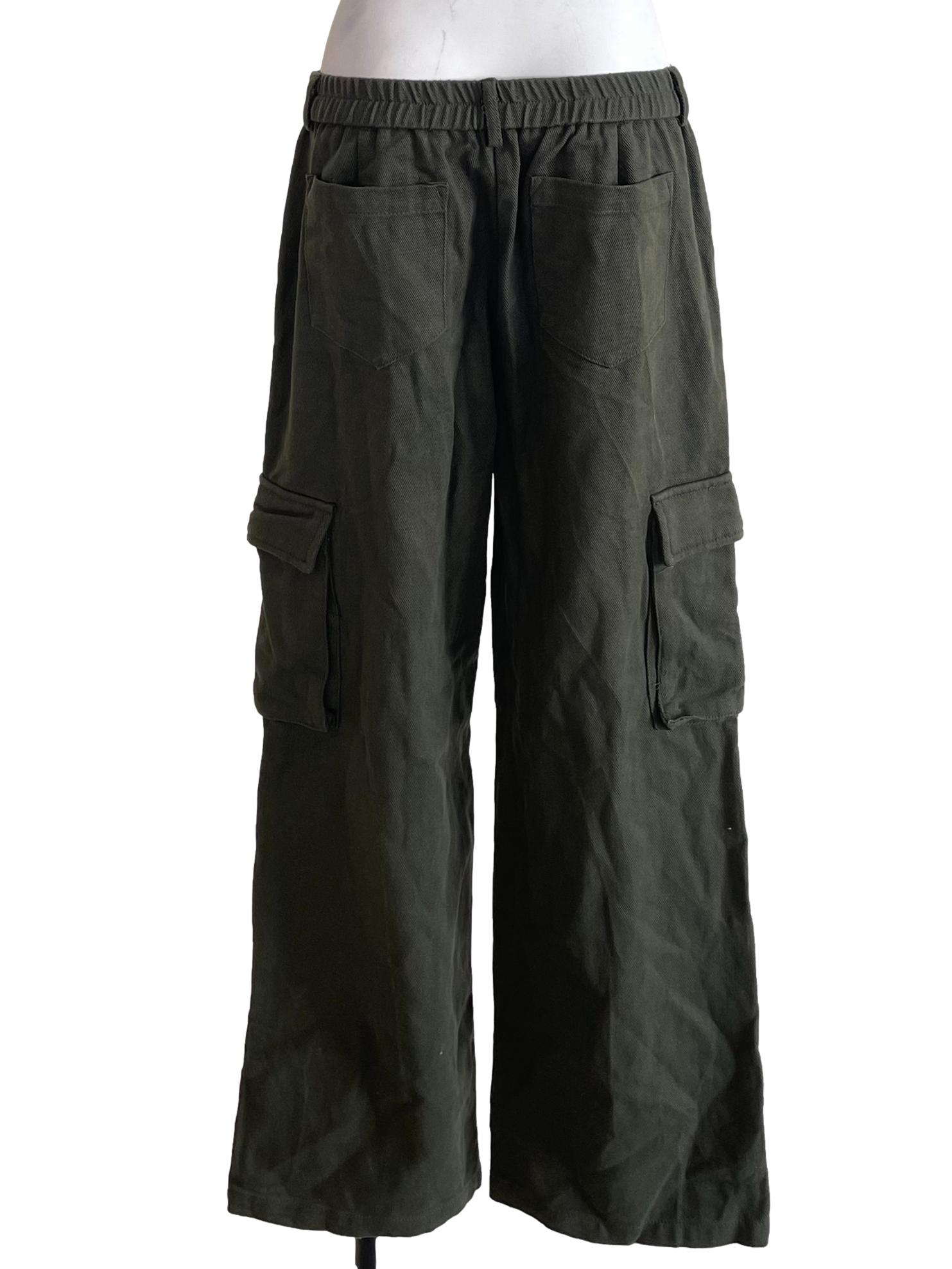 Moss Green Cargo Pants