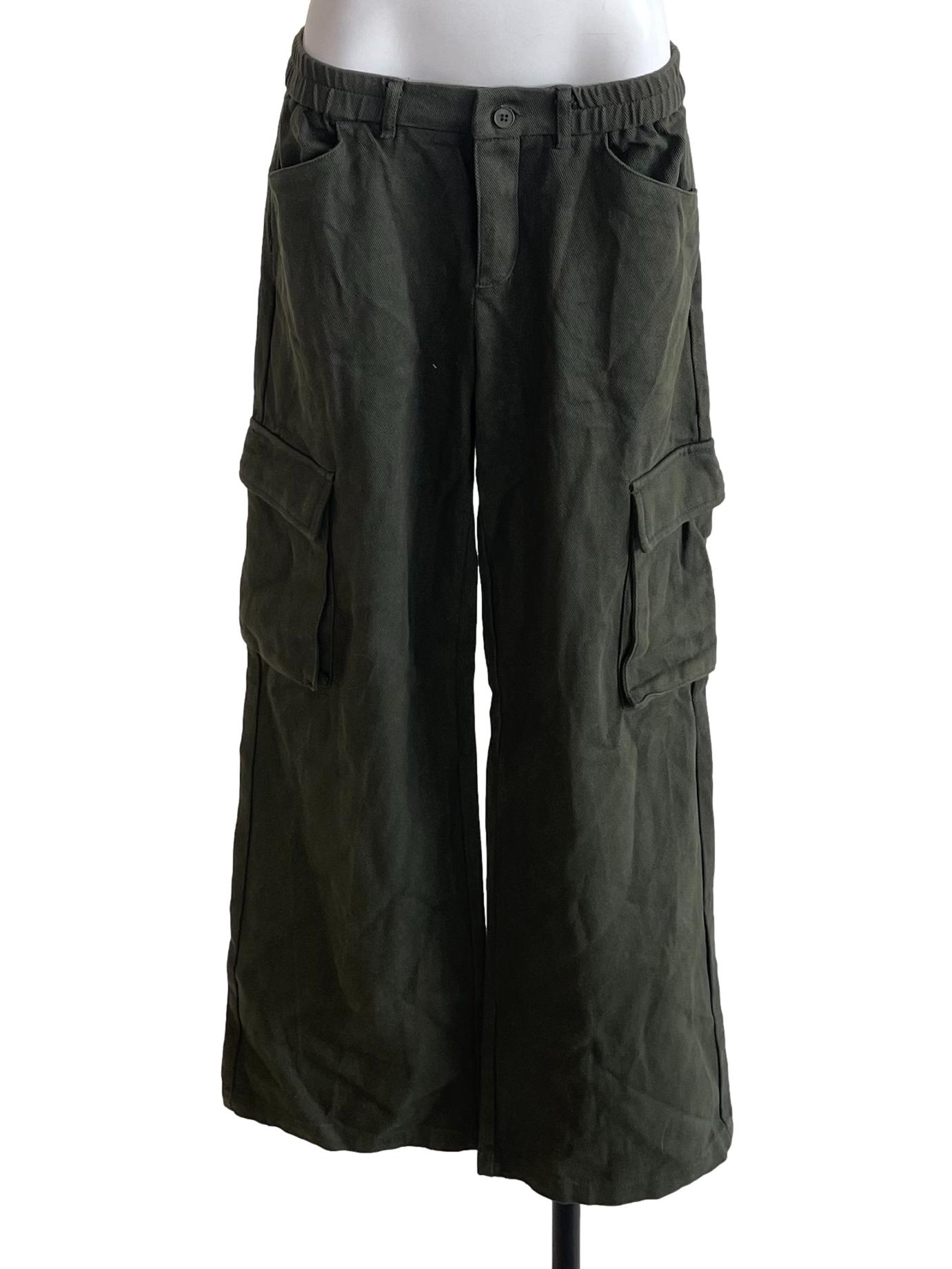 Moss Green Cargo Pants