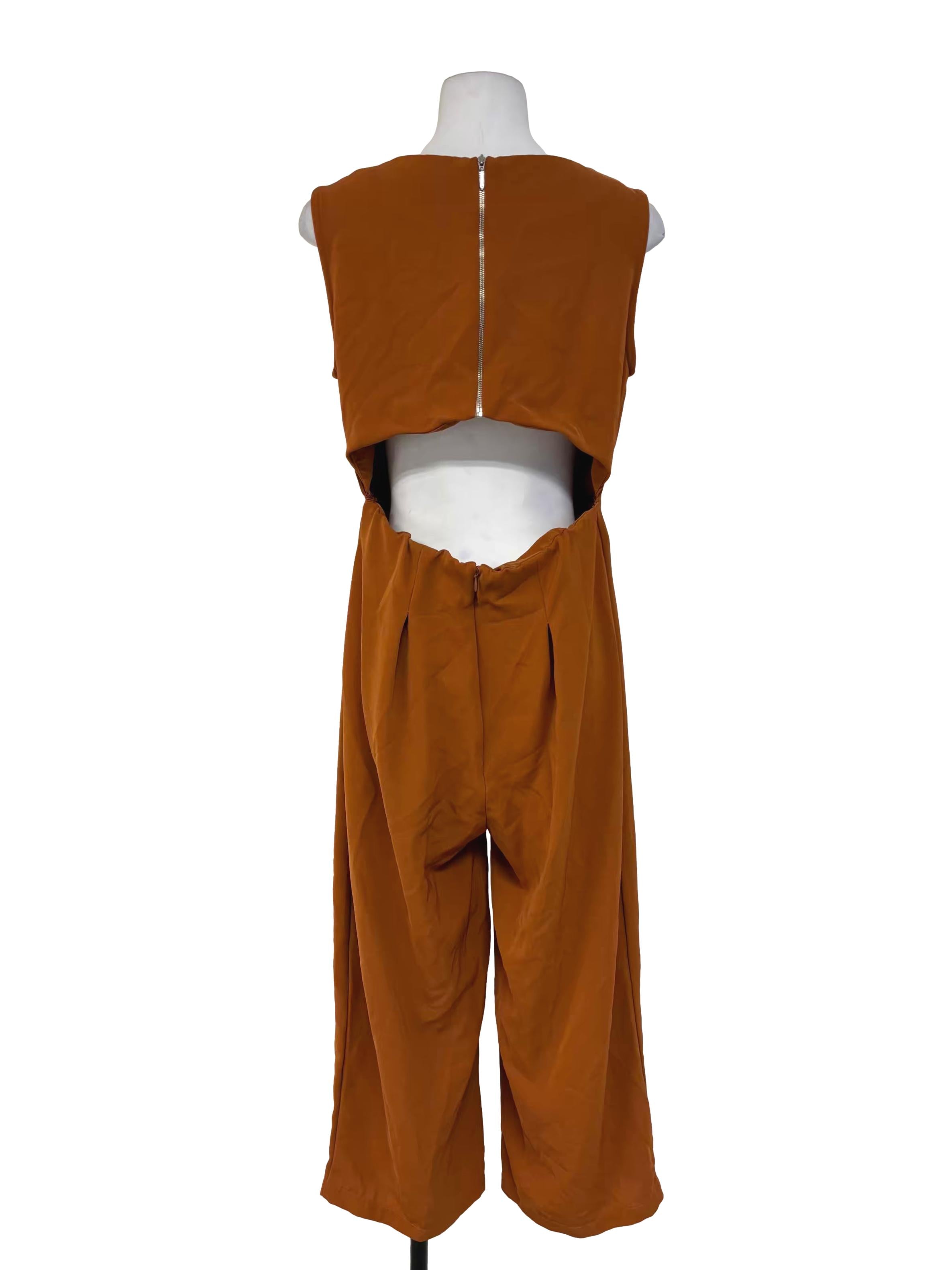 Tangelo Orange Magenta Jumpsuit