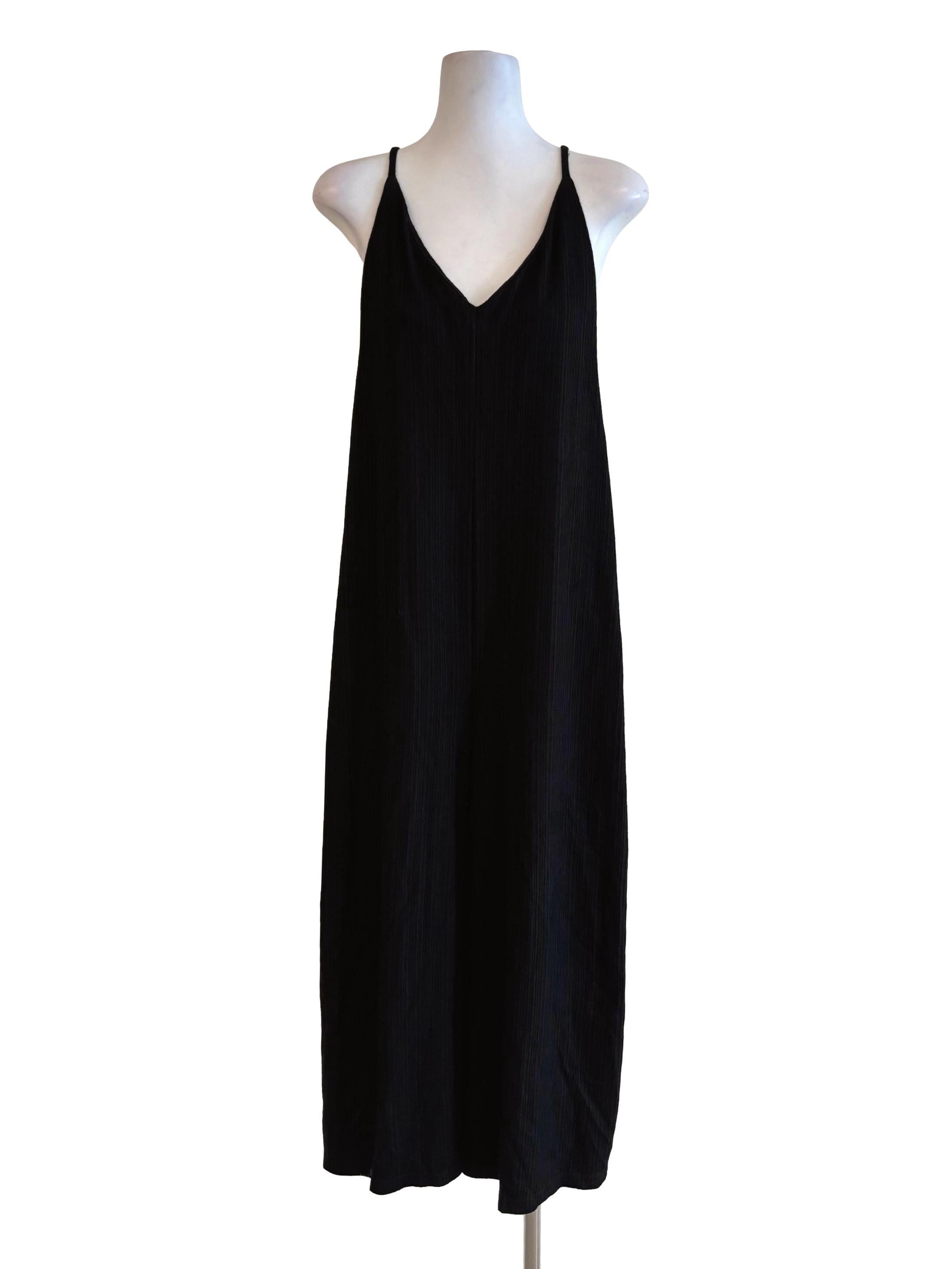 Night Black Sleeveless Jumpsuit