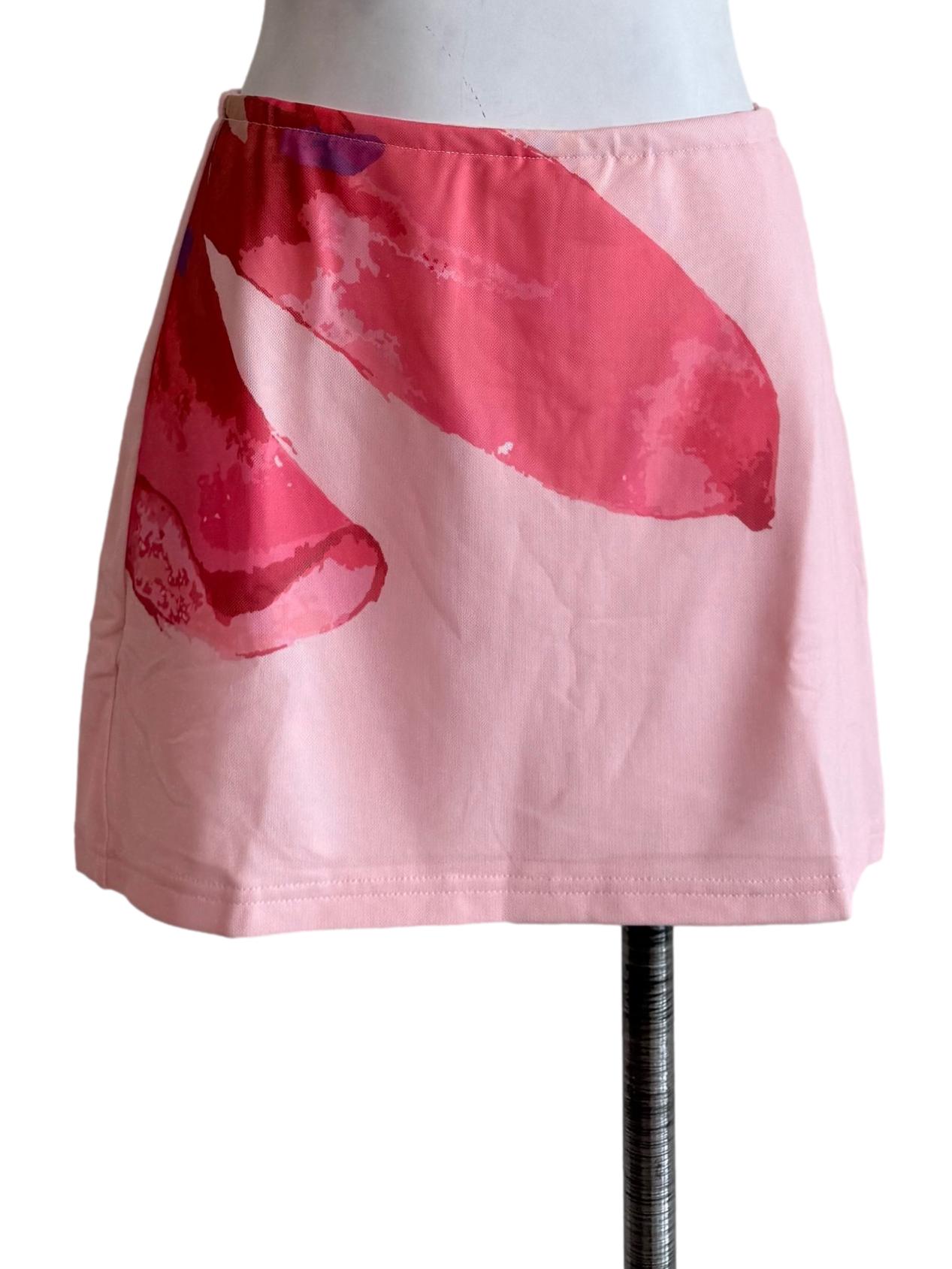 Pink Meranda Mesh Skorts