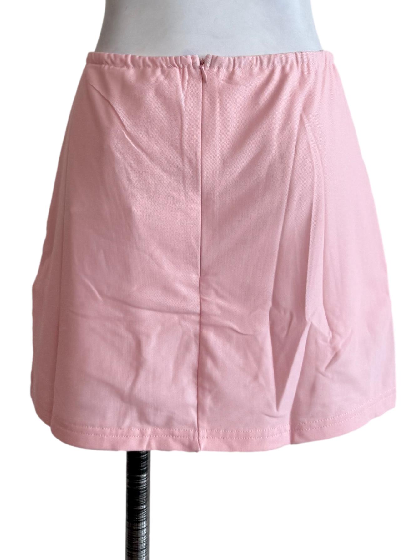 Pink Meranda Mesh Skorts