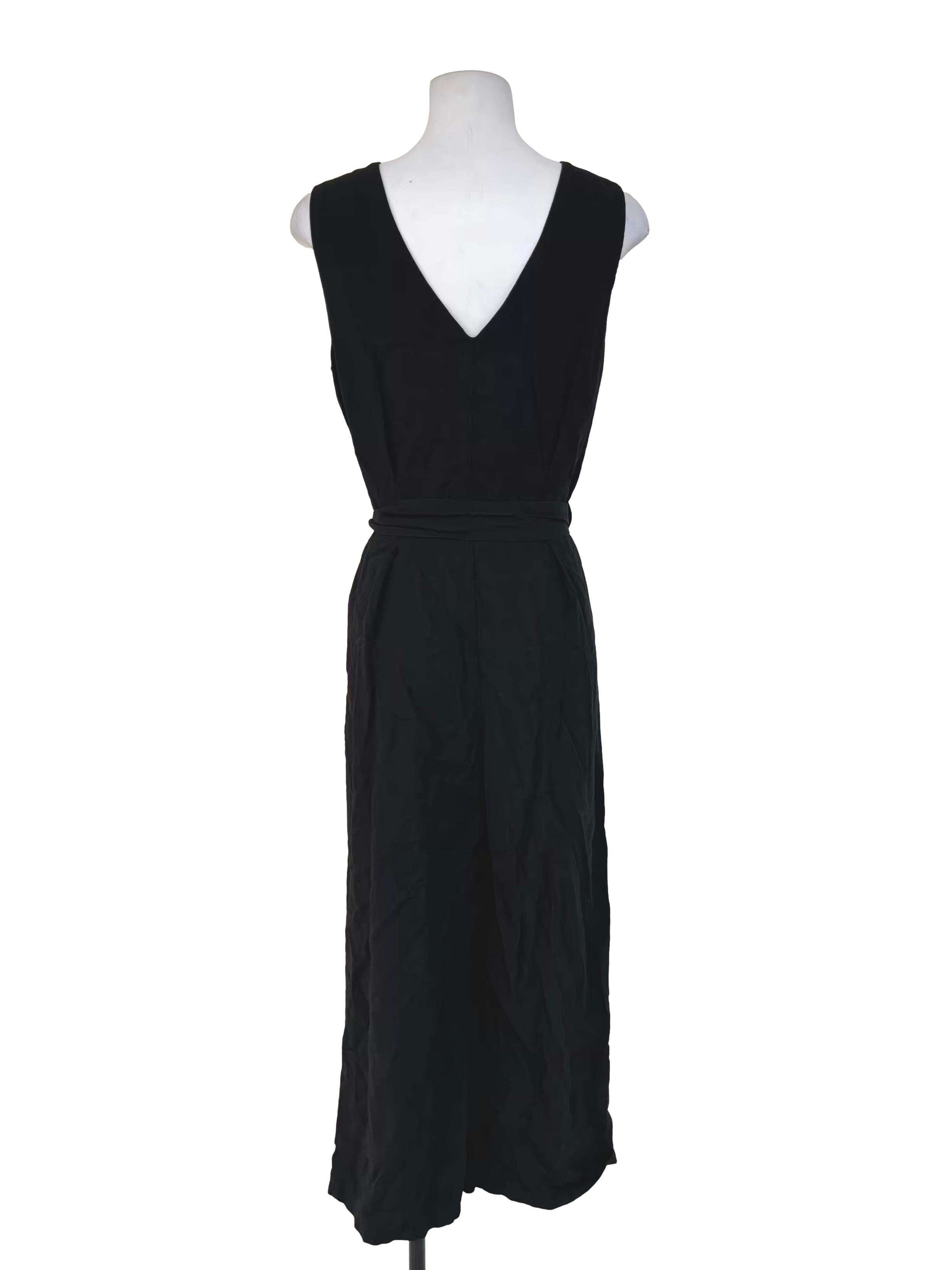 Ebony Black Sleeveless Jumpsuit
