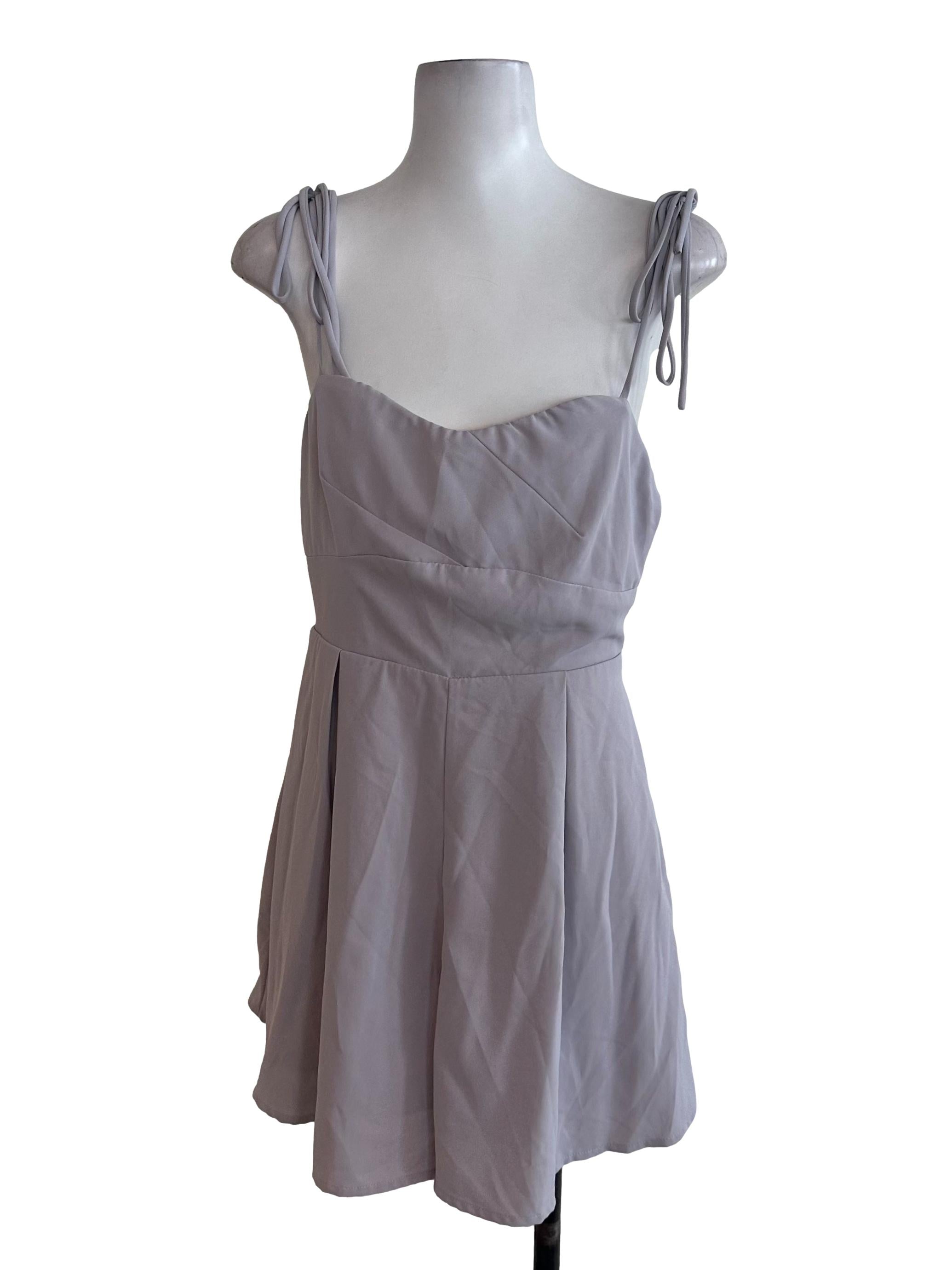 Ash Grey Plain Rompers